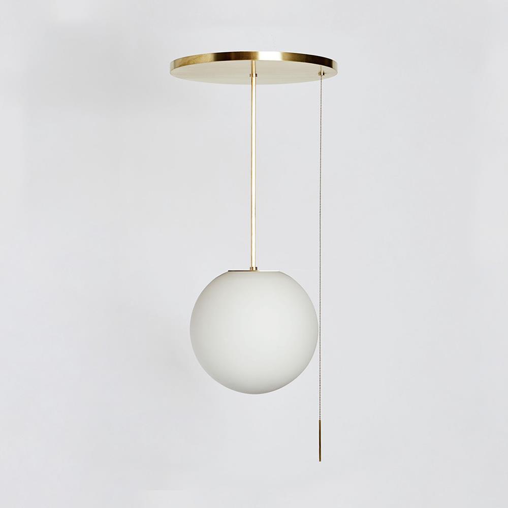 Workstead Signal Globe Pendant Brass Medium Brassgold Designer Pendant Lighting