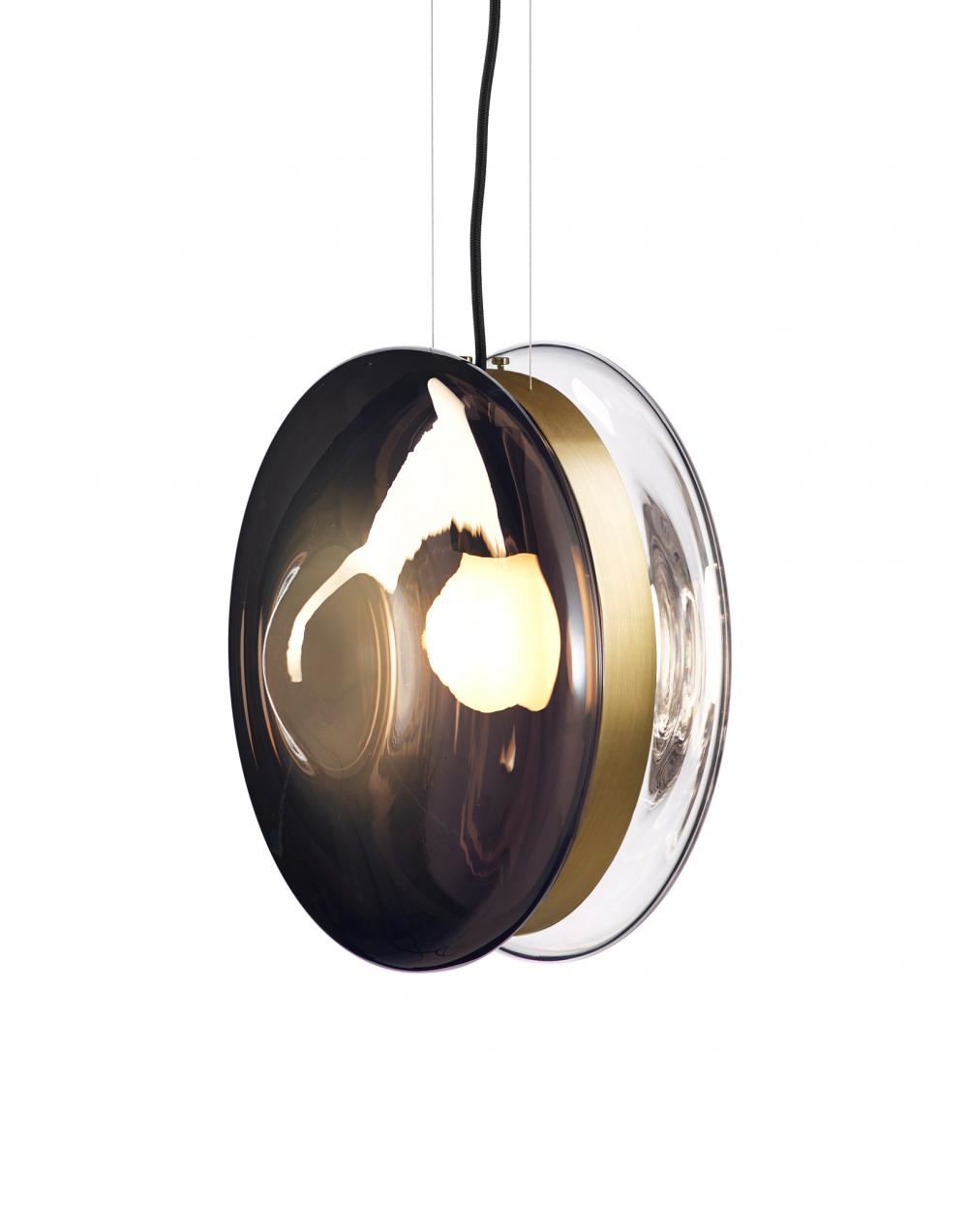 Bomma Orbital Pendant Mercury Black Patina Brass Black Designer Pendant Lighting