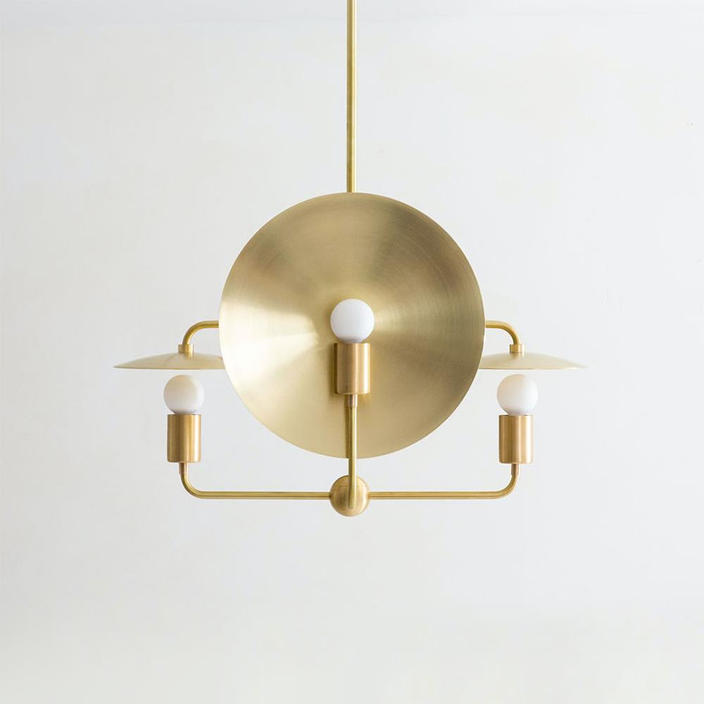 Orbit Chandelier Brass Large