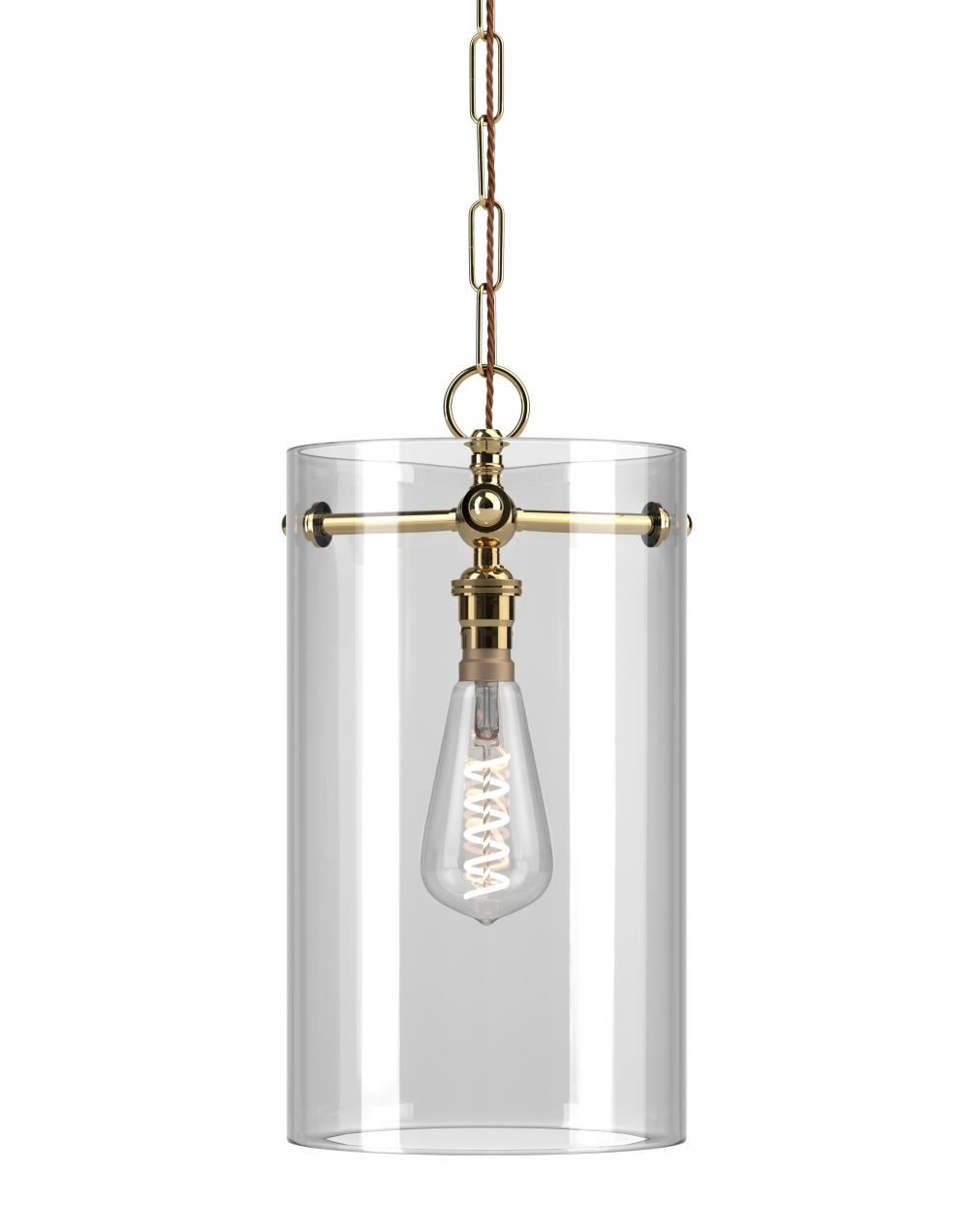 Fritz Fryer Sellack Pendant Medium Polished Brass Brassgold Designer Pendant Lighting