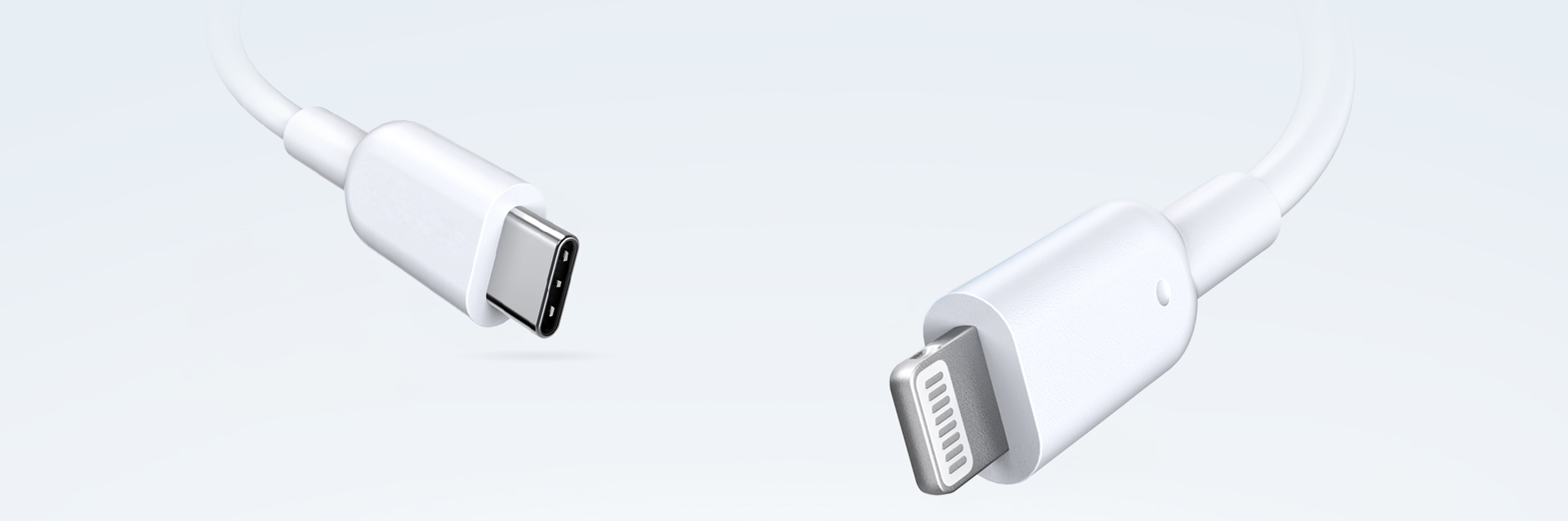 Anker Powerline Ii Mobile Phone Cable White Usb C Lightning