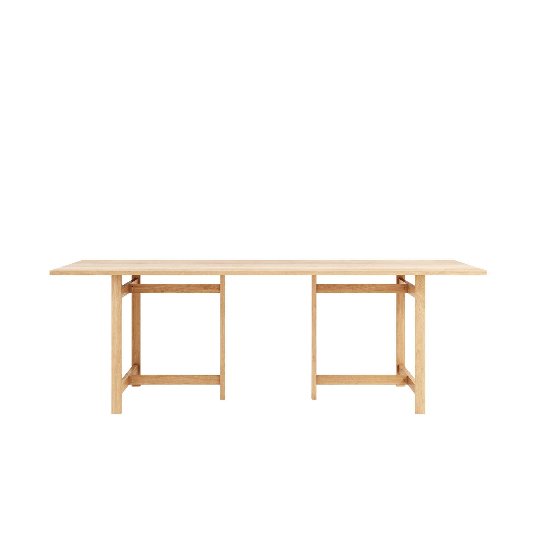 Moebe Rectangular Dining Table Length 220cm Light Wood Designer Furniture From Holloways Of Ludlow