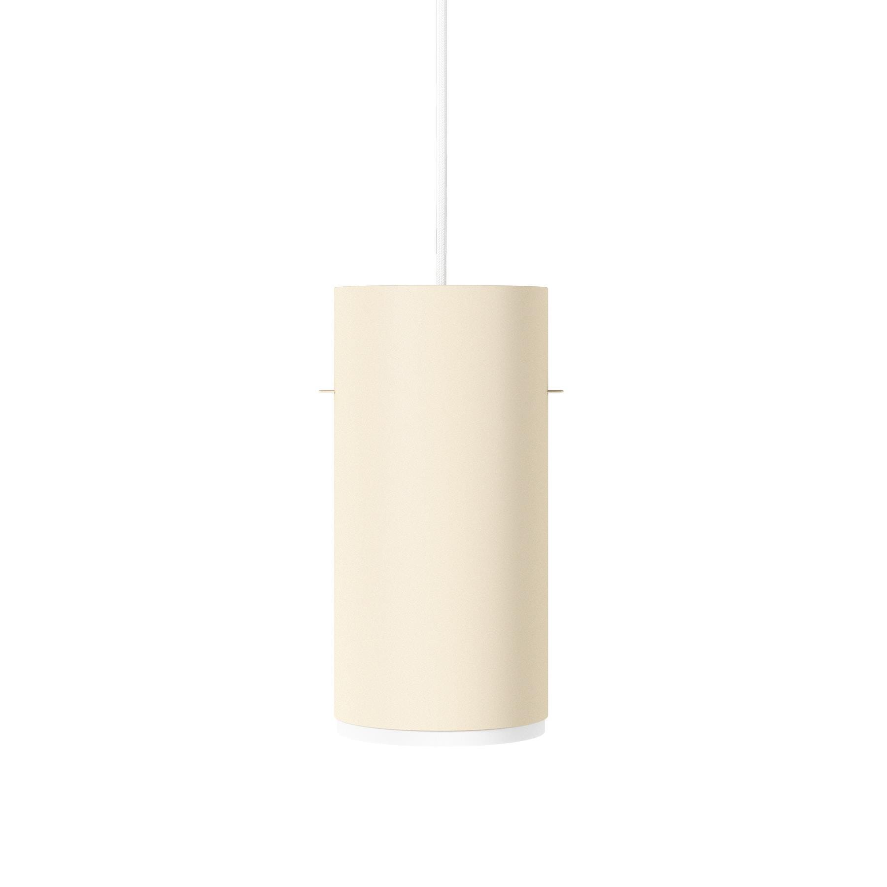 Moebe Tube Pendant Large Beige Cream Designer Pendant Lighting