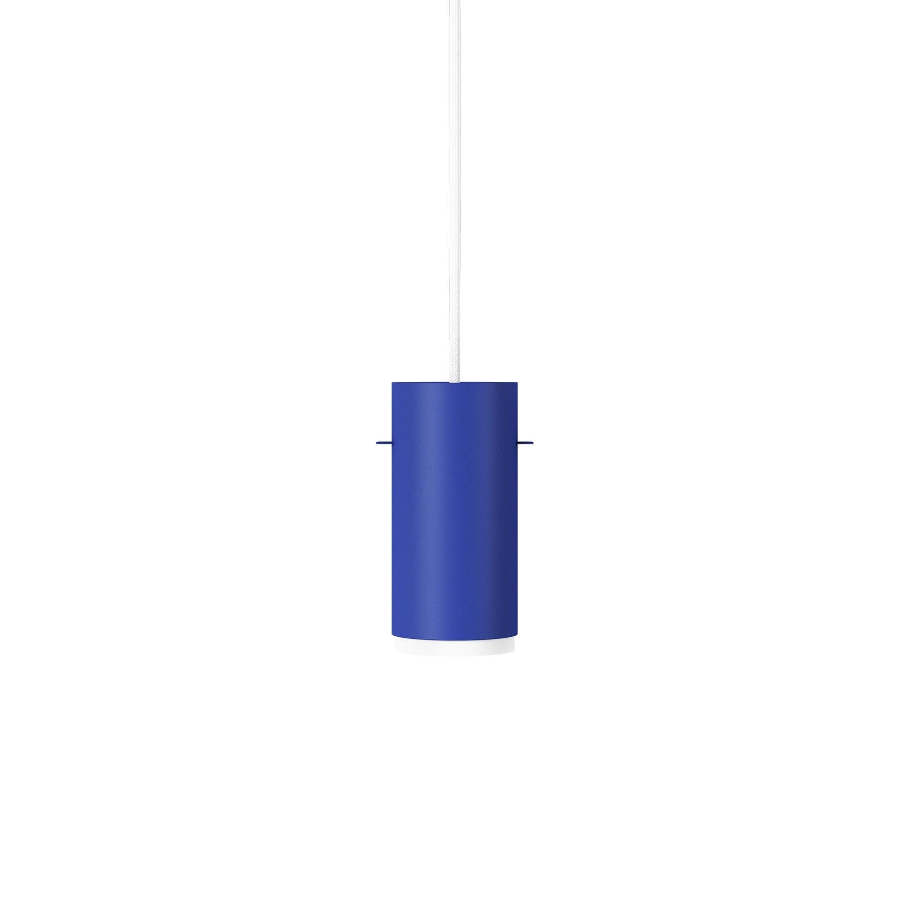 Moebe Tube Pendant Small Deep Blue Designer Pendant Lighting