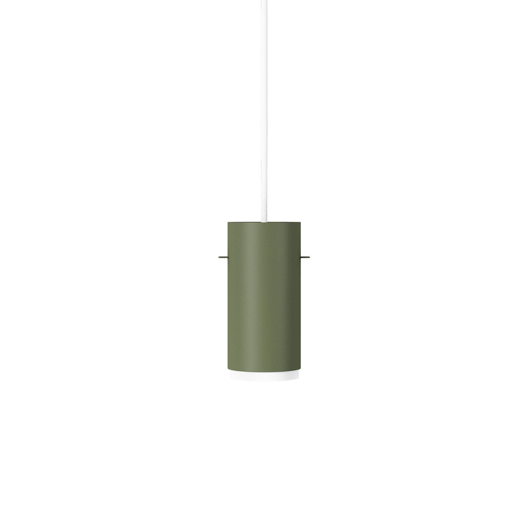 Moebe Tube Pendant Small Pine Green Designer Pendant Lighting