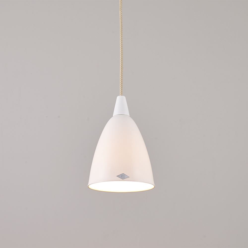 Original Btc Hector Pendant Medium White Designer Pendant Lighting