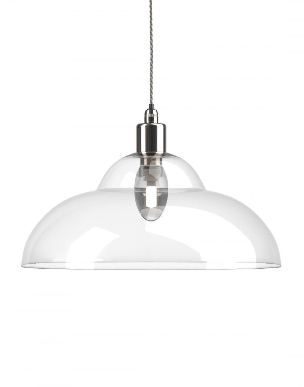 Fritz Fryer Wye Valley Bathroom Pendant Clear Nickel Bathroom Lighting Clear Designer Pendant Lighting