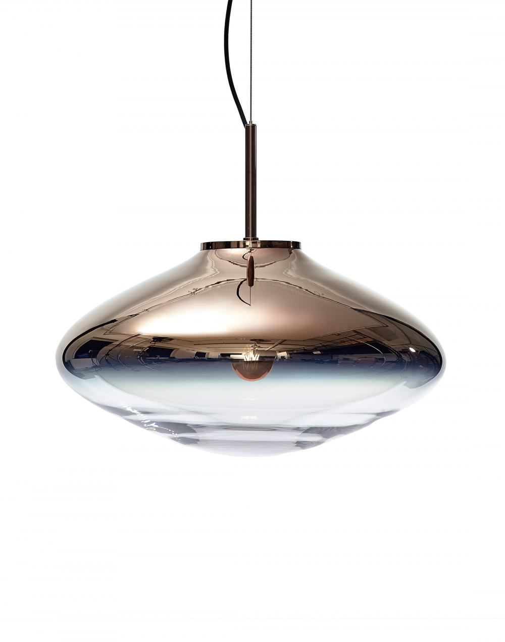Bomma Disc Pendant Copper Shade With Copper Fittings Designer Pendant Lighting