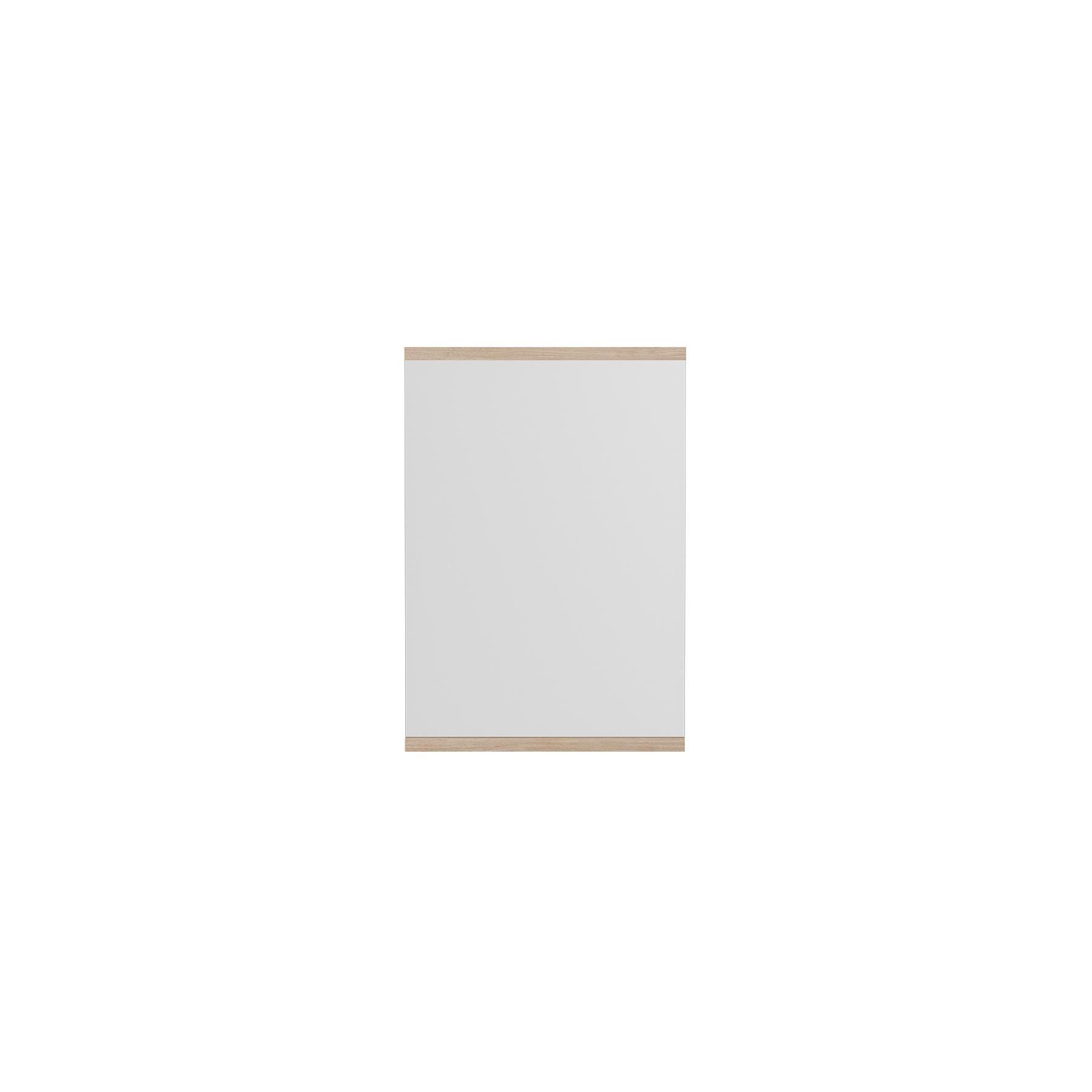 Moebe Rectangular Wall Mirror Small Oak Light Wood