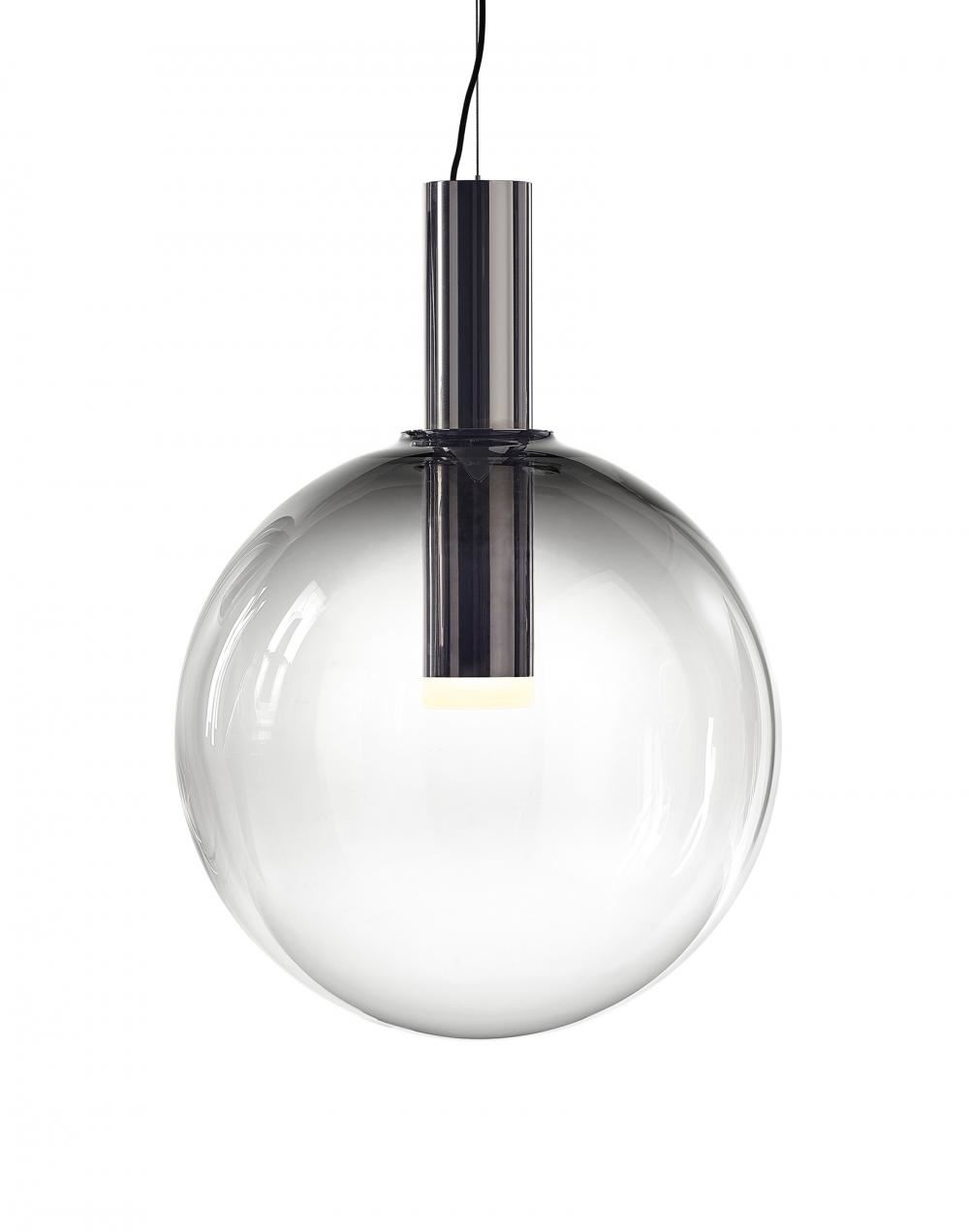 Phenomena Pendant Light Ball Large Smoke Nickel