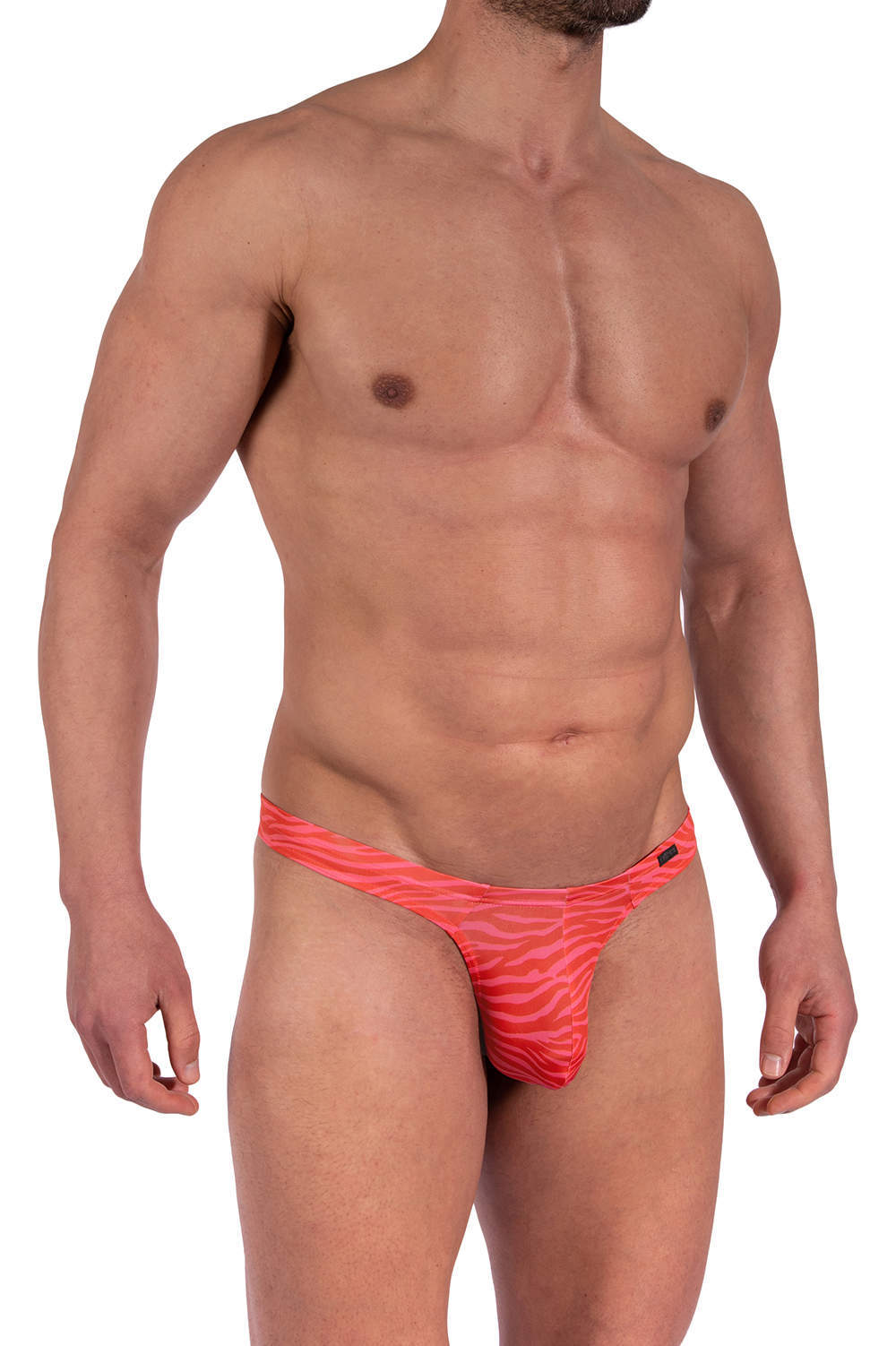 Shop silky tiger print Olaf Benz RED2360 Mini String men’s underwear slips. Sultry male thong briefs - ultra light and enhance your shape. Buy online
