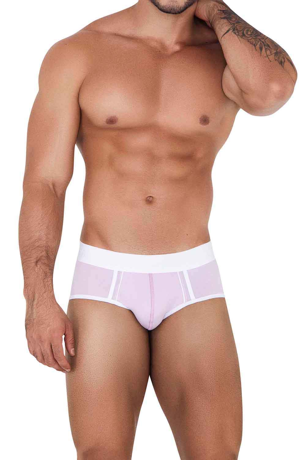 Luxury Clever Moda Tethis Piping Brief men’s underwear in fine cotton. Shop super soft male midi underpants - lined pouch and deep waistband. Buy now