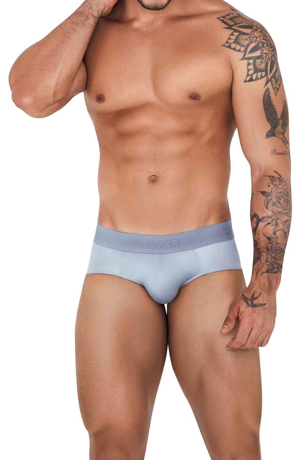 Satin smooth Clever Moda Kraken Brief men’s underwear is very special. Curvy pouch and legline male slips with a deep velvety waistband. Buy online