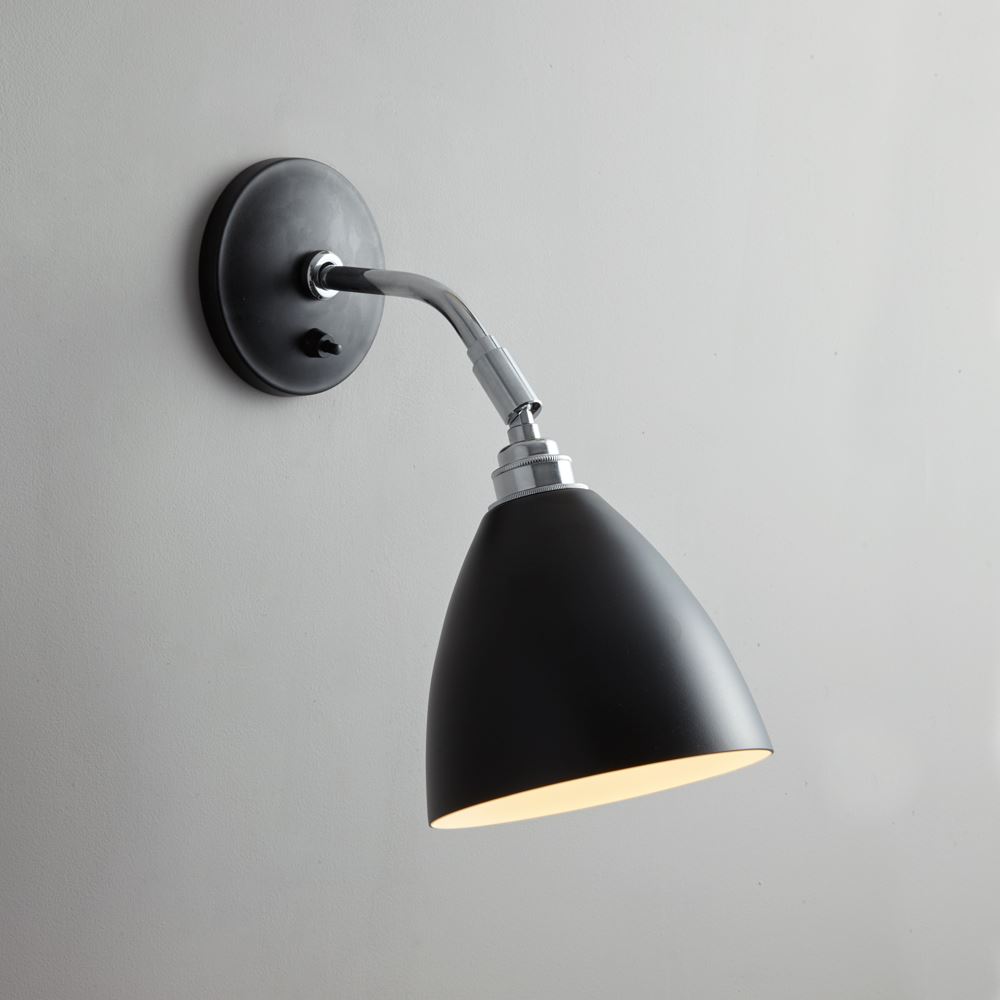 Task Short Wall Light Black