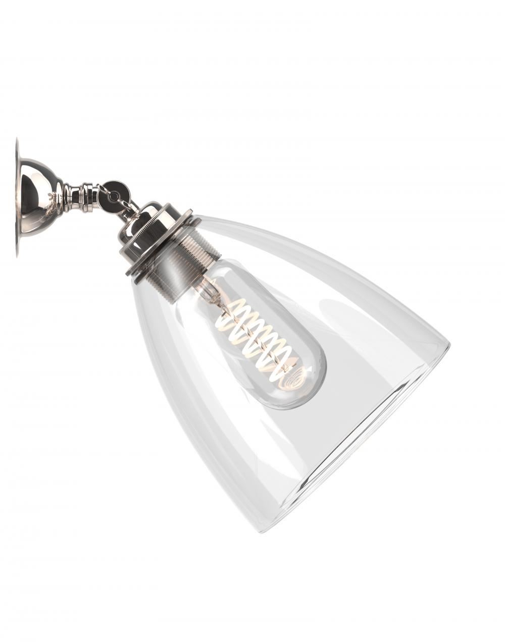 Ledbury Spotlight Clear Nickel