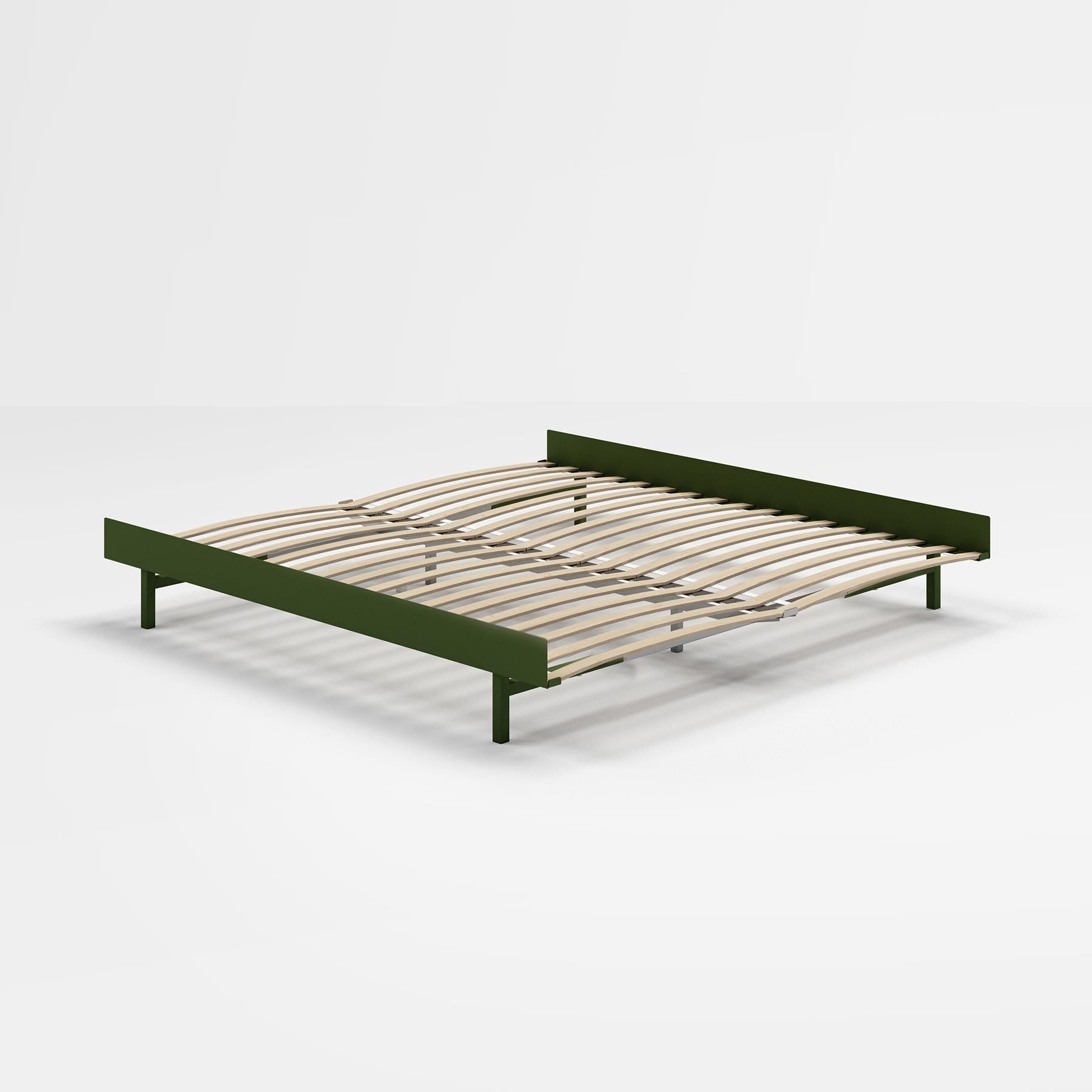 Moebe Bed Super King Pine Green No Side Table Green Designer Furniture From Holloways Of Ludlow
