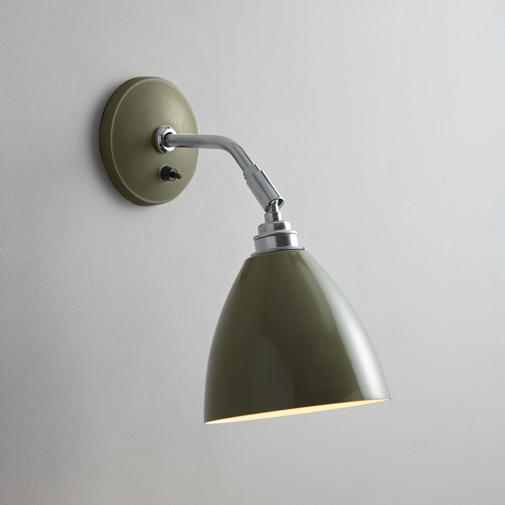 Task Short Wall Light Olive Green