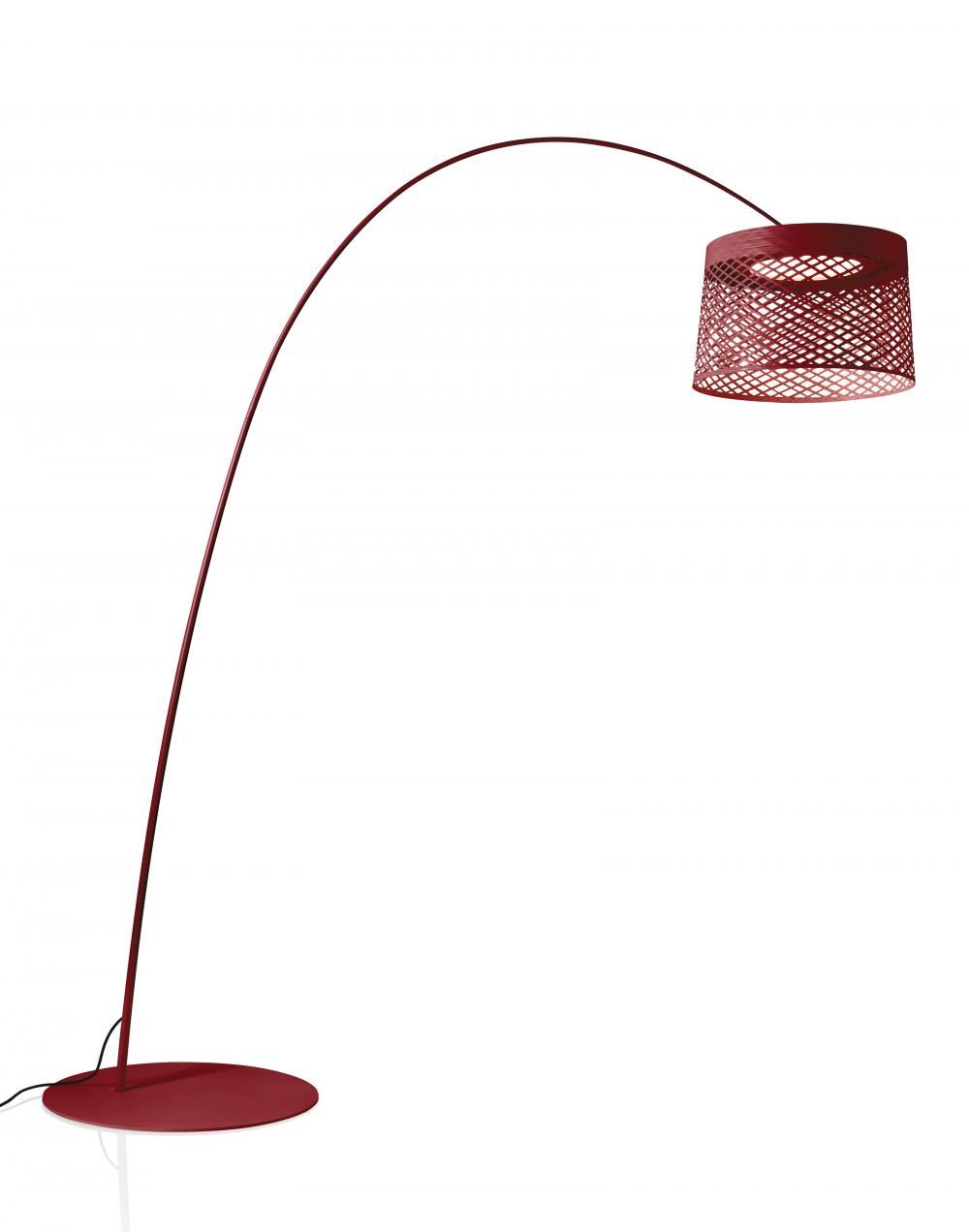 Foscarini Twiggy Grid Outdoor Floor Light Red Outdoor Lighting Outdoor Lighting Designer Floor Lamp