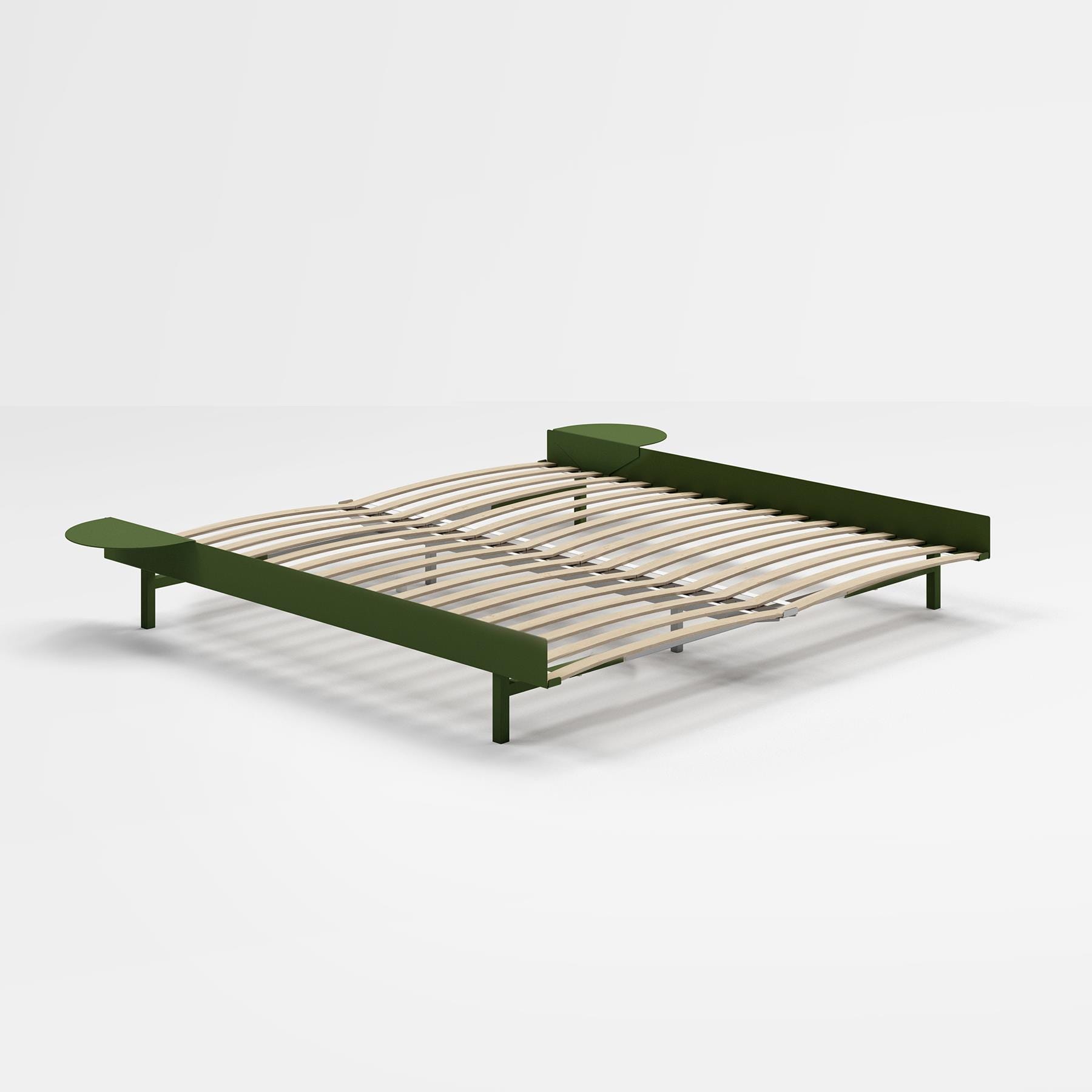 Moebe Bed Super King Pine Green 2 Side Tables Green Designer Furniture From Holloways Of Ludlow