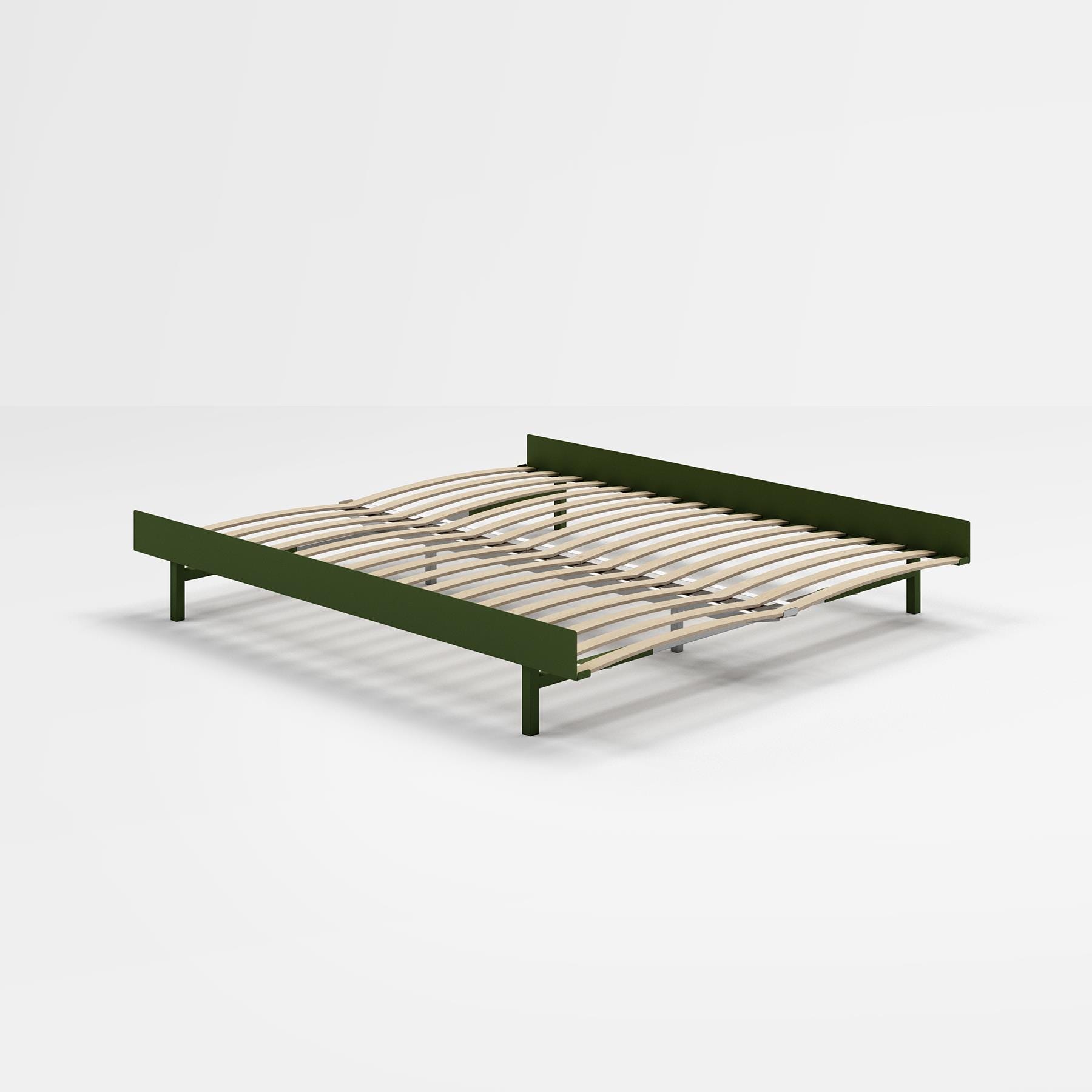 Moebe Bed King Pine Green No Side Table Green Designer Furniture From Holloways Of Ludlow