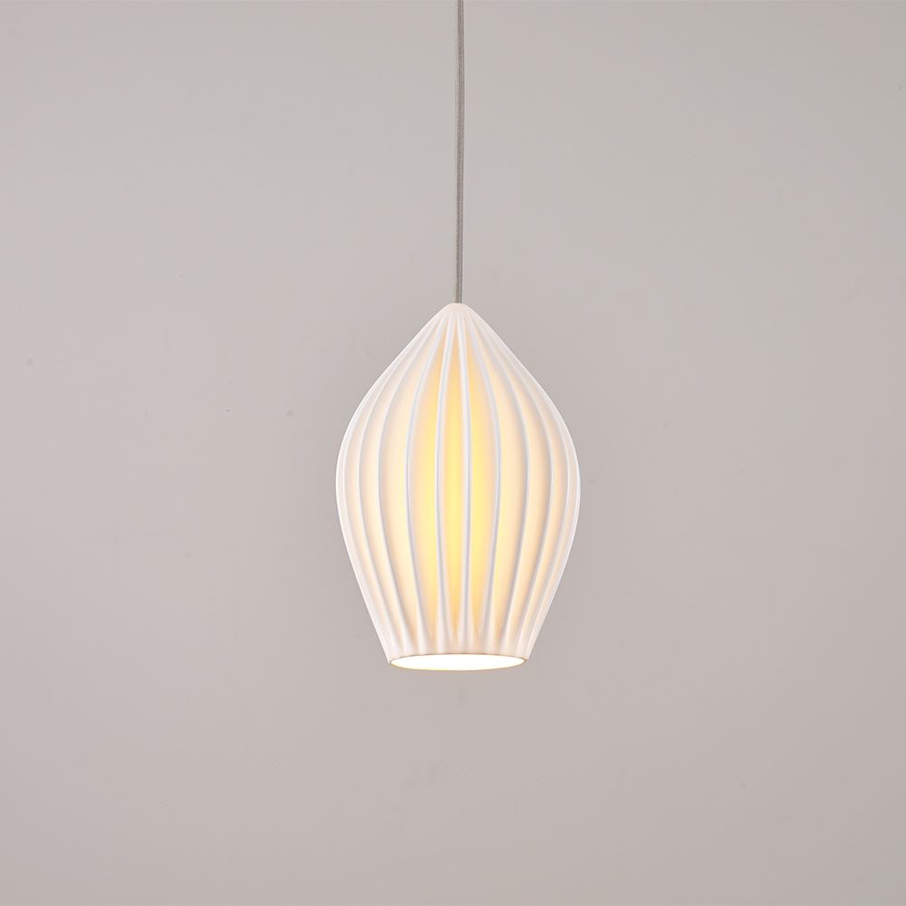 Original Btc Fin Pendant Large White Designer Pendant Lighting