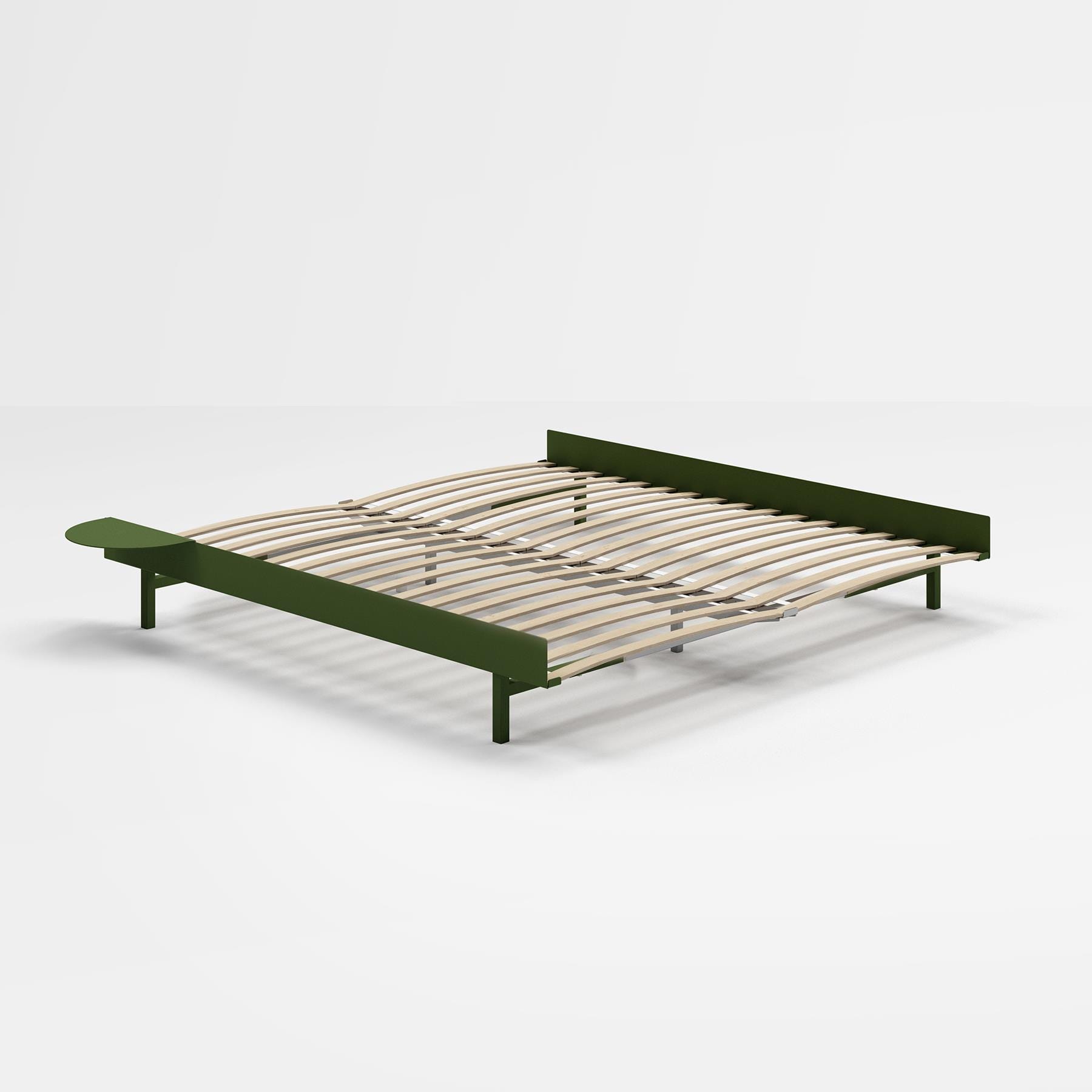 Moebe Bed Super King Pine Green 1 Side Table Green Designer Furniture From Holloways Of Ludlow