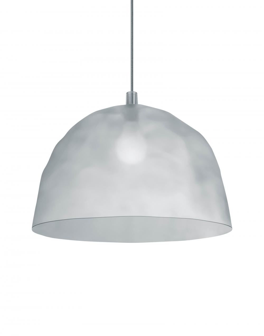 Foscarini Bump Pendant Frost Silver Designer Pendant Lighting