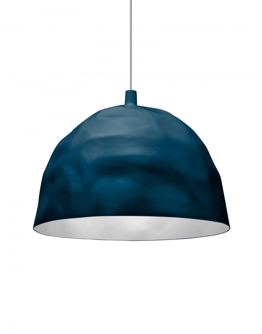Foscarini Bump Pendant Petroleum Blue Designer Pendant Lighting