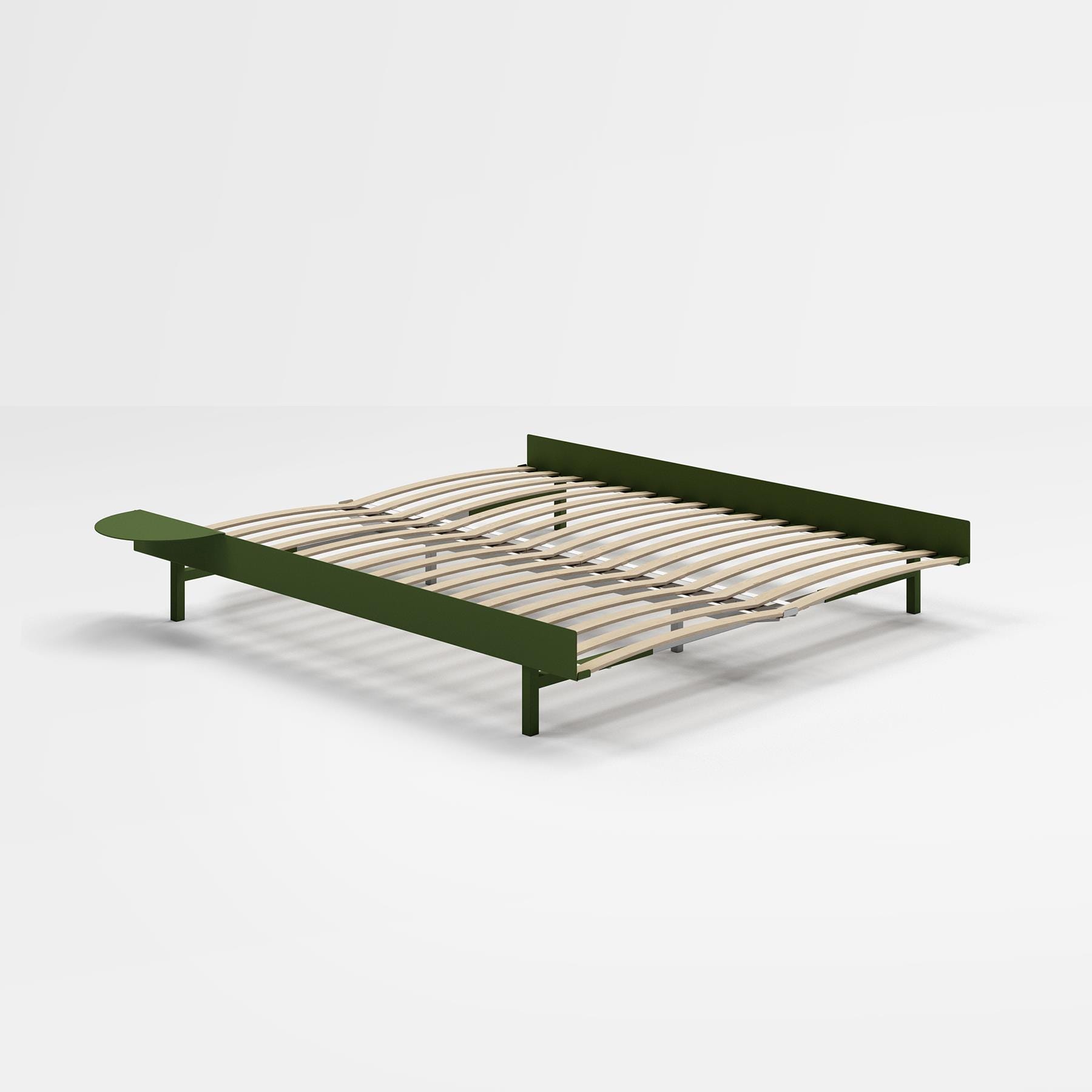 Moebe Bed King Pine Green 1 Side Table Green Designer Furniture From Holloways Of Ludlow