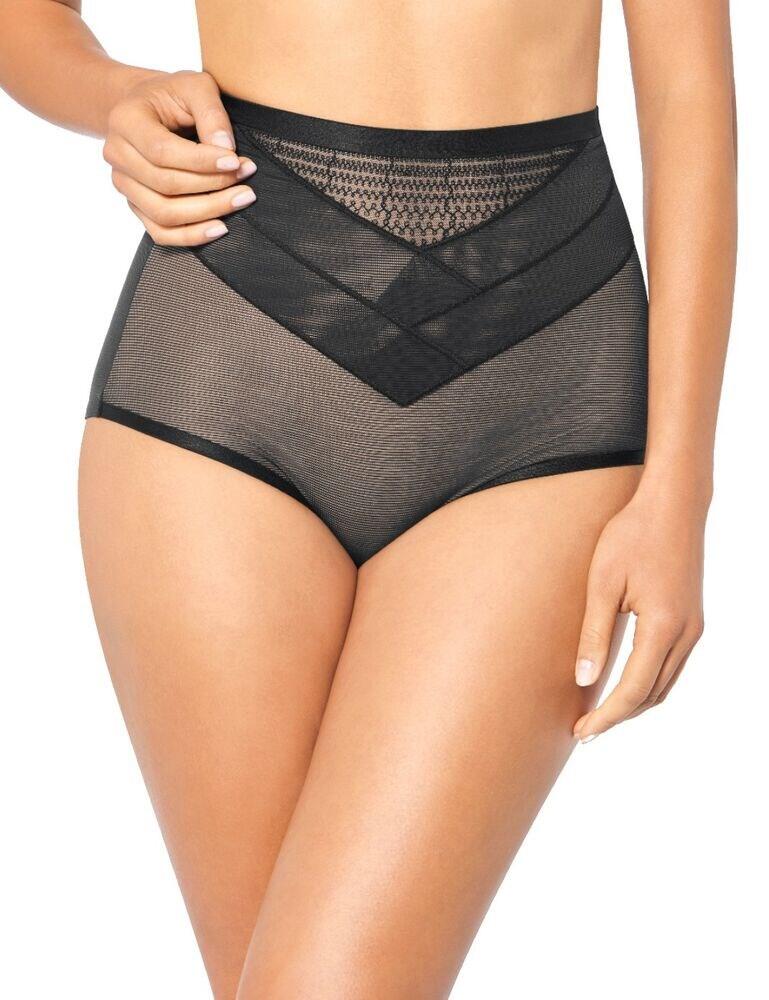 Simply stunning! The Triumph Contour Sensation high-waist panty brief is a modern and flattering everyday essential! This fabulous brief offers a smoothing and shaping effect so you can feel confident in your favourite outfit. Combining a comfortable and contemporary fit and feel with decorative embroidery, we're sure this will be your new favourite too!  Sexy, feminine style Popular Frenchie style brief Comfortable and contemporary fit and feel Highwaist design Shaping seam in the back centre Composition: 60% Polyamide &pipe; 30% Elastane &pipe; 10% Polyester Listed in UK sizes  40797-80930-1098124  Brief