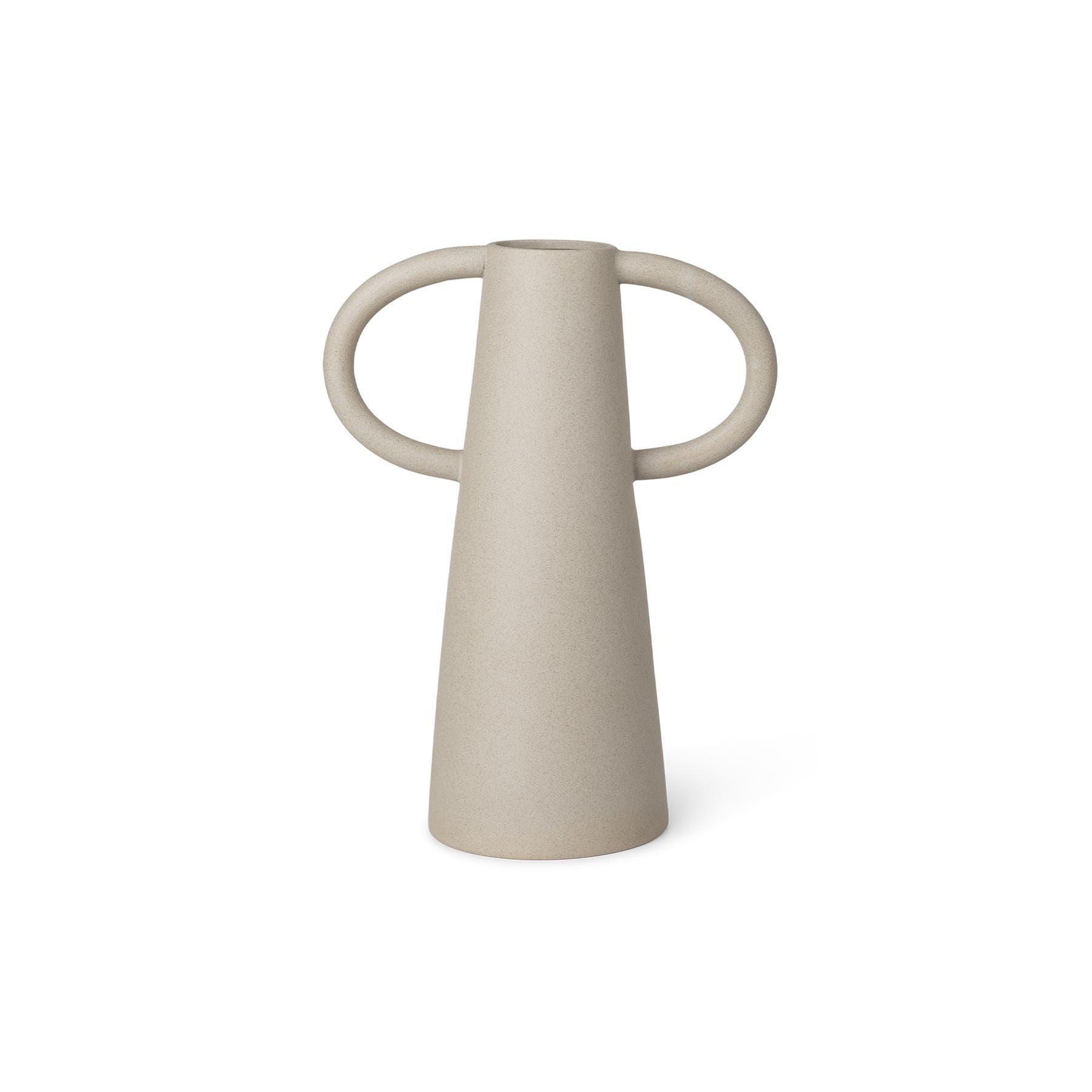 Ferm Living Anse Vase Unglazed Porcelain Ceam