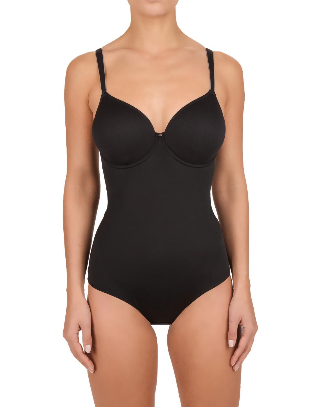 This simple yet effective body could become a new favourite. The Felina body is designed to provide coverage and comfort under any outfit, with the added bonus of providing support across those niggling areas. Although this body does not provide any extra shaping features, being one piece, it will minimise underwear lines and smooth out your figure. The attached cups are underwired and moulded to give you a rounded, uplifting shape. The light materials of this body help make the lingerie piece very breathable and also lies flat under any outfit.  Everyday body Single-coloured Light materials Underwired Moulded cups Adjustable straps Slip-on Plunge neckline Flat seams Composition - 58% Polyamide &pipe; 22% Polyester &pipe; 18% Elasthane &pipe; 2% Cotton  Listed in UK sizes  48939-88780-1175900 821810 Body