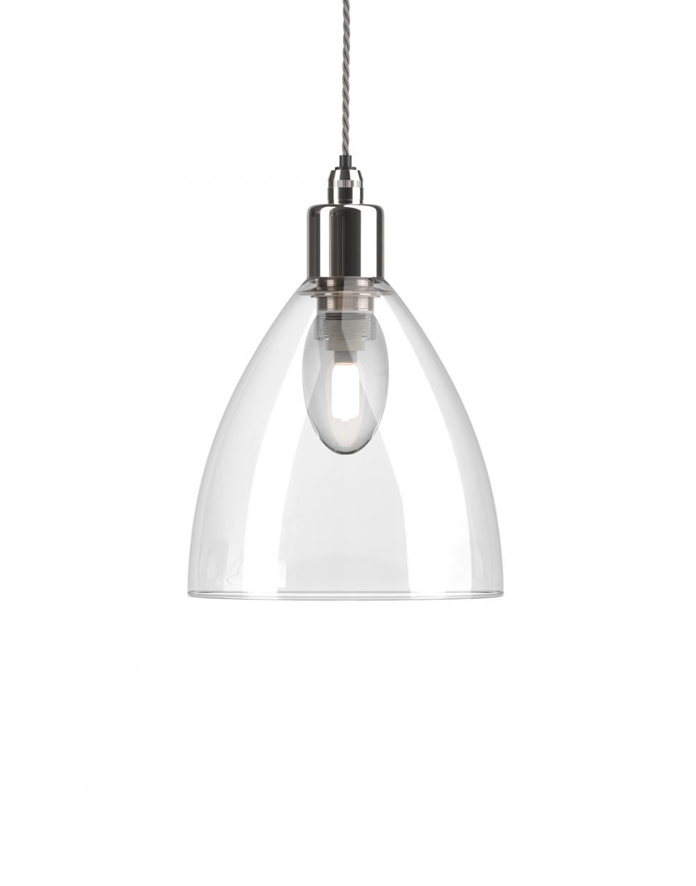 Fritz Fryer Ledbury Bathroom Pendant Medium Clear Nickel Bathroom Lighting Clear Designer Pendant Lighting