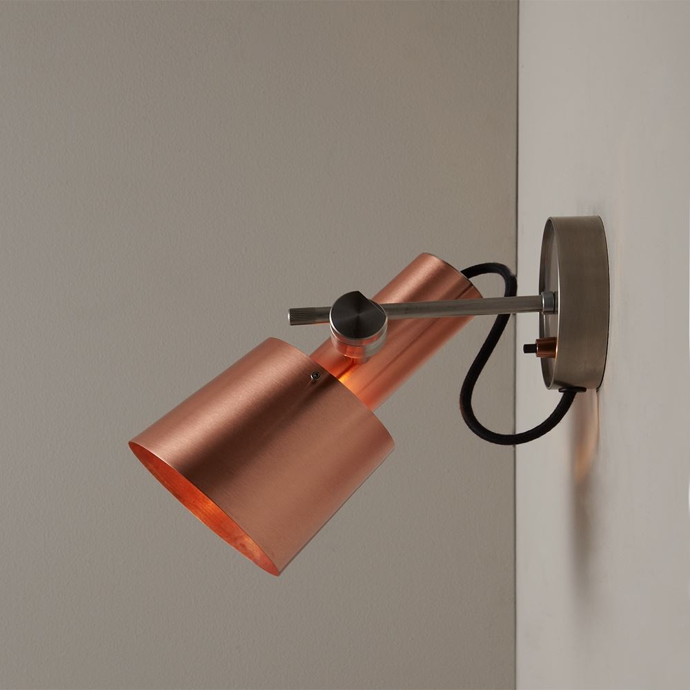 Chester Wall Light Satin Copper