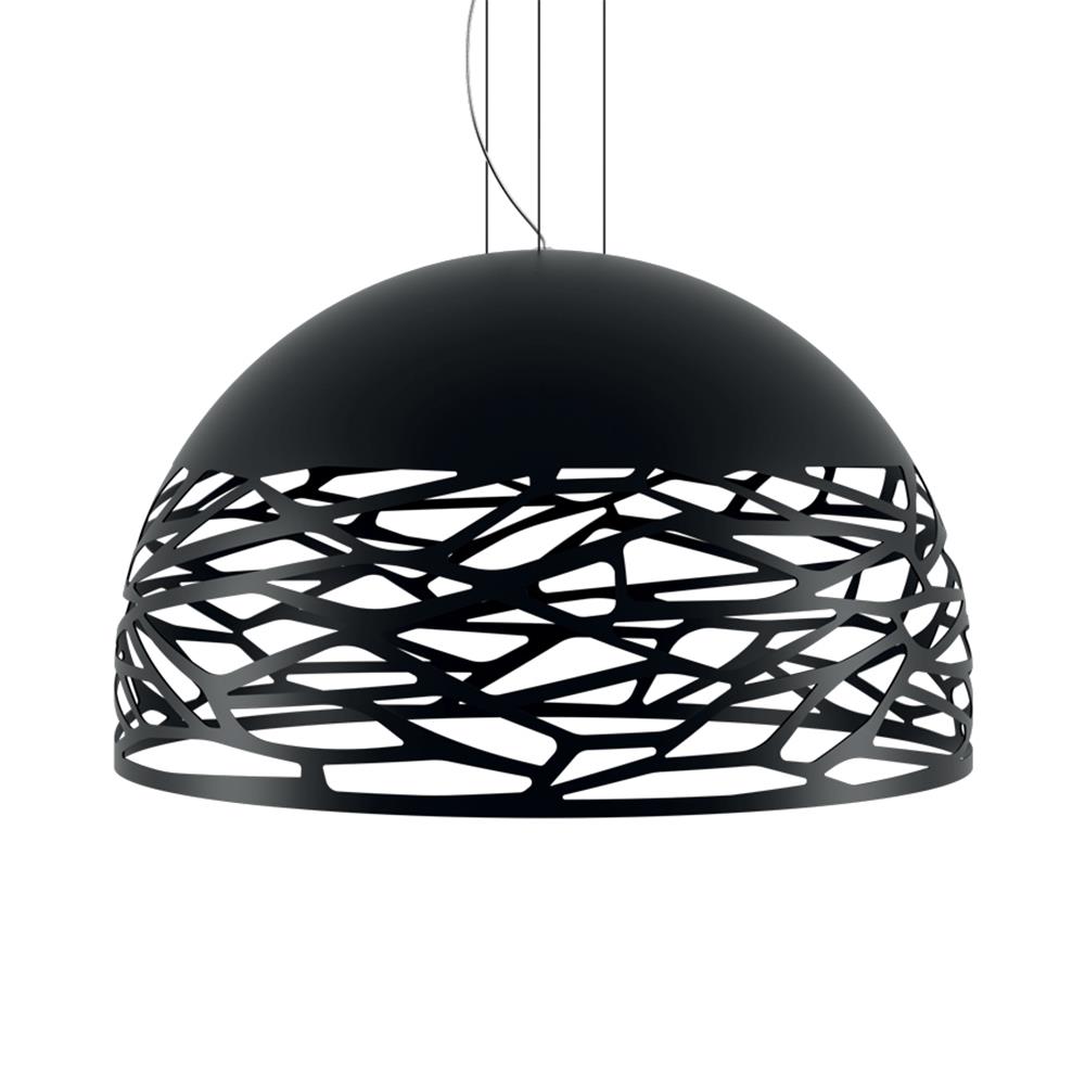 Lodes Kelly Dome Pendant Large Matt Black Designer Pendant Lighting