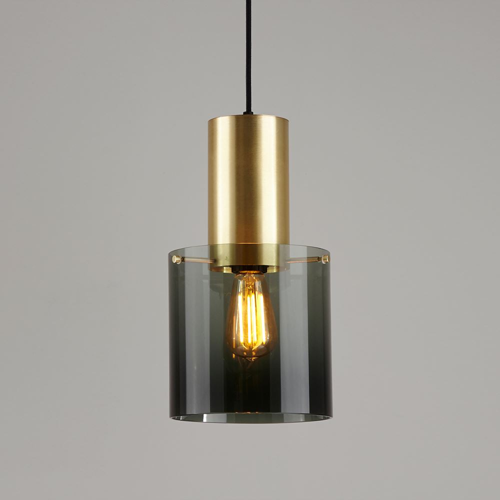 Original Btc Walter Pendant Size 2 Brass Anthracite Glass Brassgold Designer Pendant Lighting