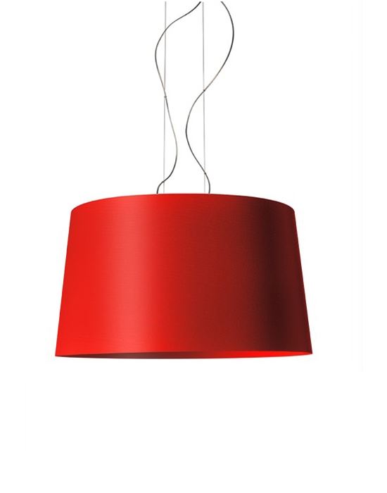 Foscarini Twice As Twiggy Pendant Crimson Red Designer Pendant Lighting