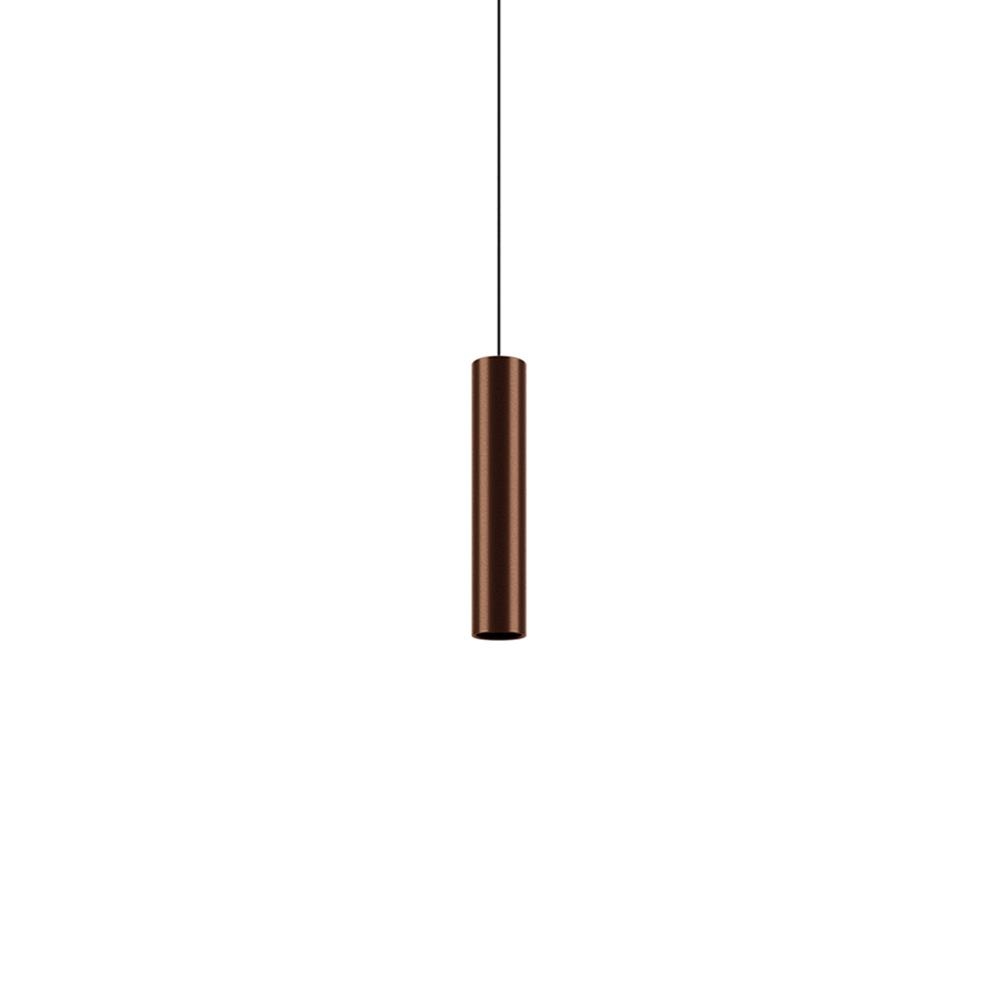 Lodes Atube Pendant Small Coppery Bronze None Bronze Designer Pendant Lighting