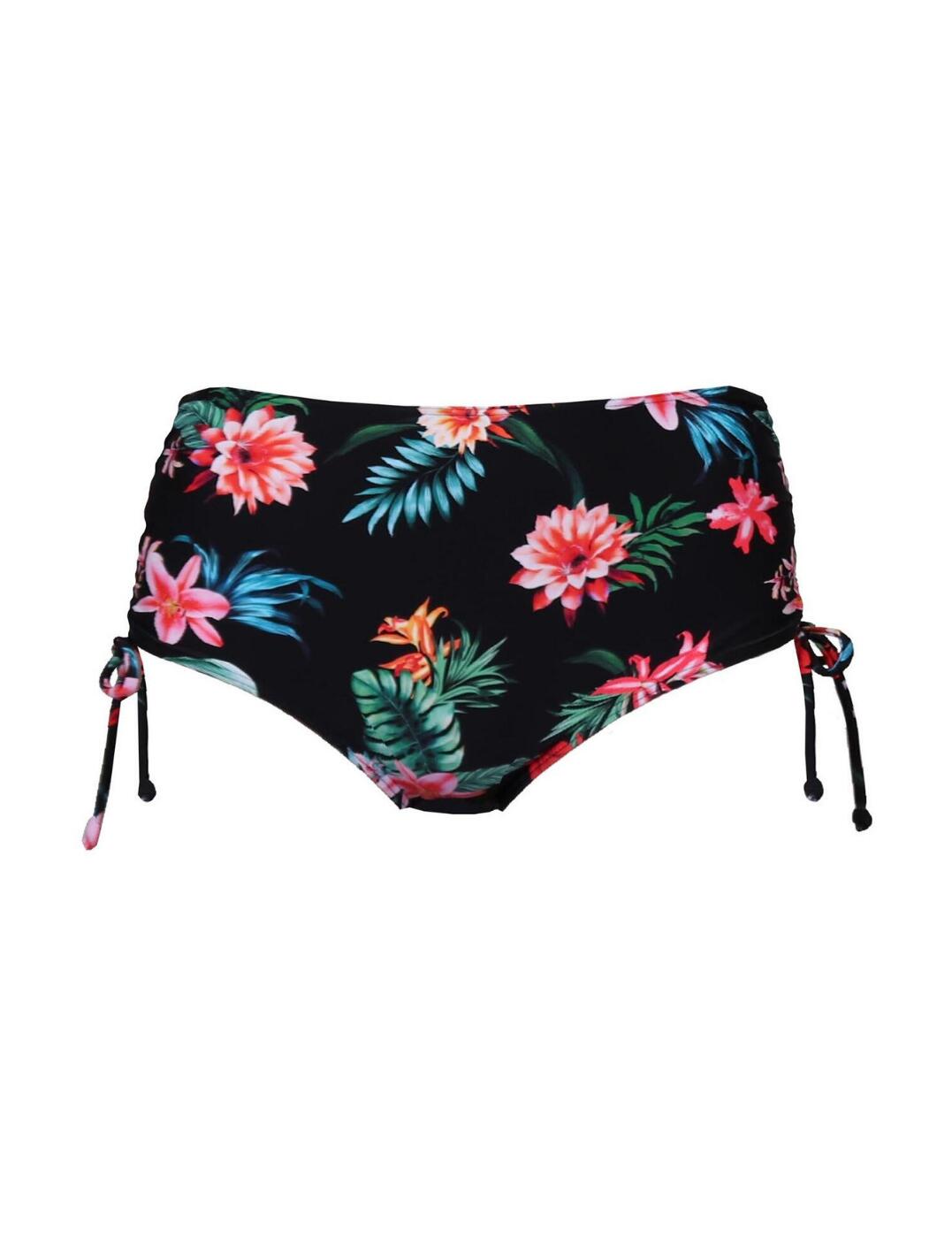The Waterfall collection from Pour Moi offers you classic swimwear style in modern designs. These adjustable side shorts offer you two sexy looks in one! Gather the sizes for a high leg look or wear as a deeper short style.The stretch fabric and mid-rise offer support and comfort. Matching items available from the Waterfall collection by Pour Moi for the complete coordinated look.  Comfy stretch fabric Adjustable side ties for an individual leg style Full coverage Composition: 80% Polyamide &pipe; 20% Elastane Listed in UK sizes  48692-88379 182071  Adjustable Brief
