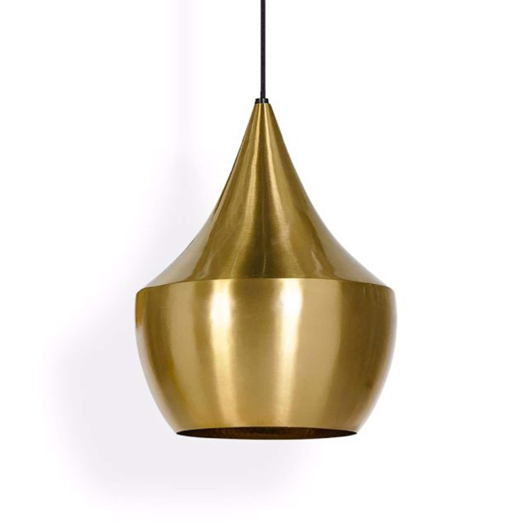 Tom Dixon Beat Fat Led Pendant Light Brushed Brass Brassgold Designer Pendant Lighting