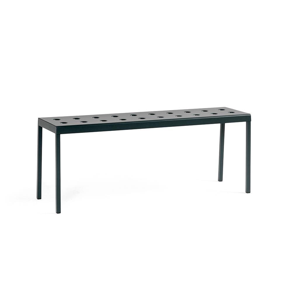 Hay Balcony Garden Furniture Bench Small Anthracite Black Designer Furniture From Holloways Of Ludlow