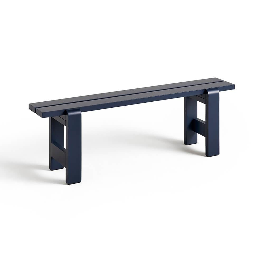 Hay Weekday Outdoor Bench Medium Steel Blue