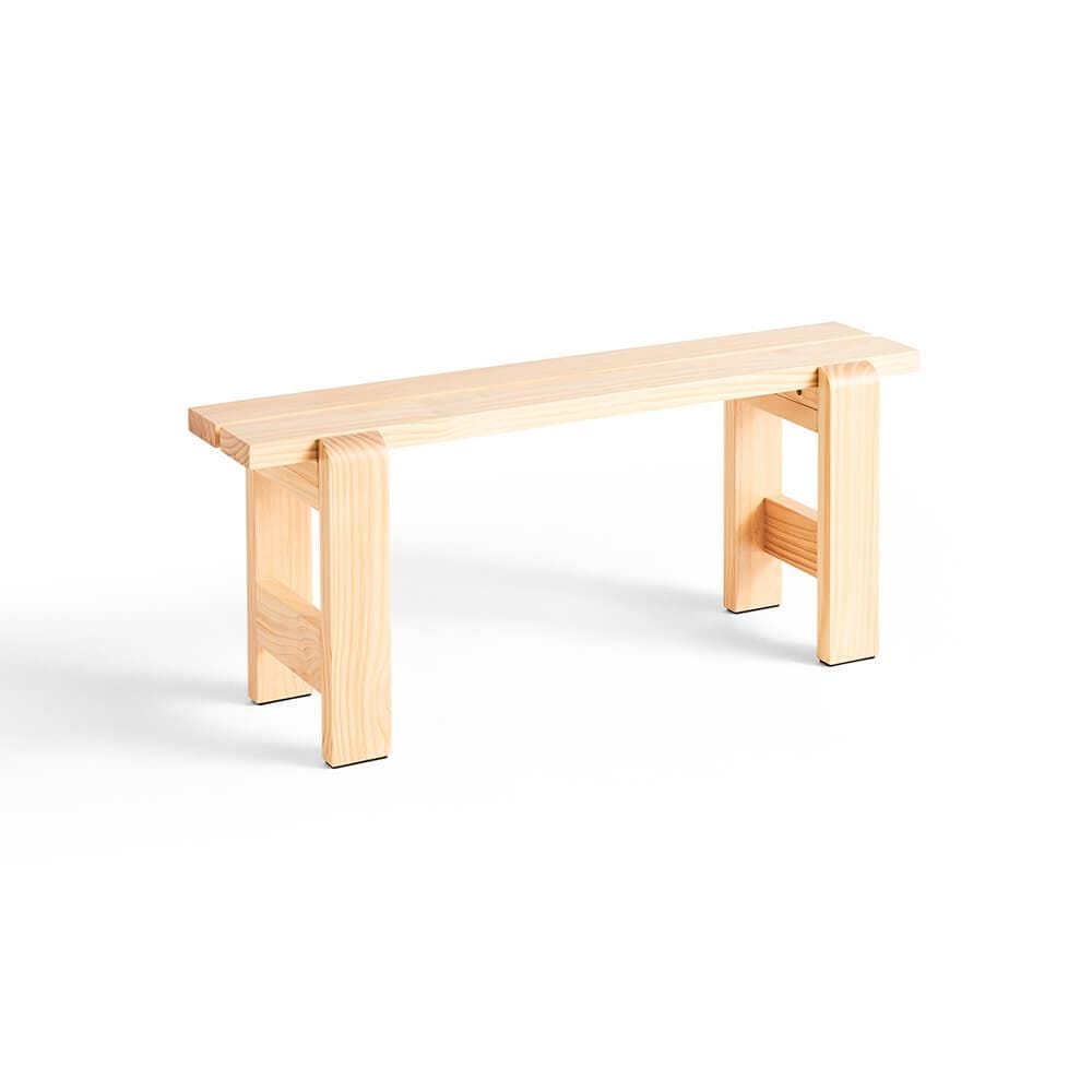 Hay Weekday Outdoor Bench Small Pinewood Light Wood