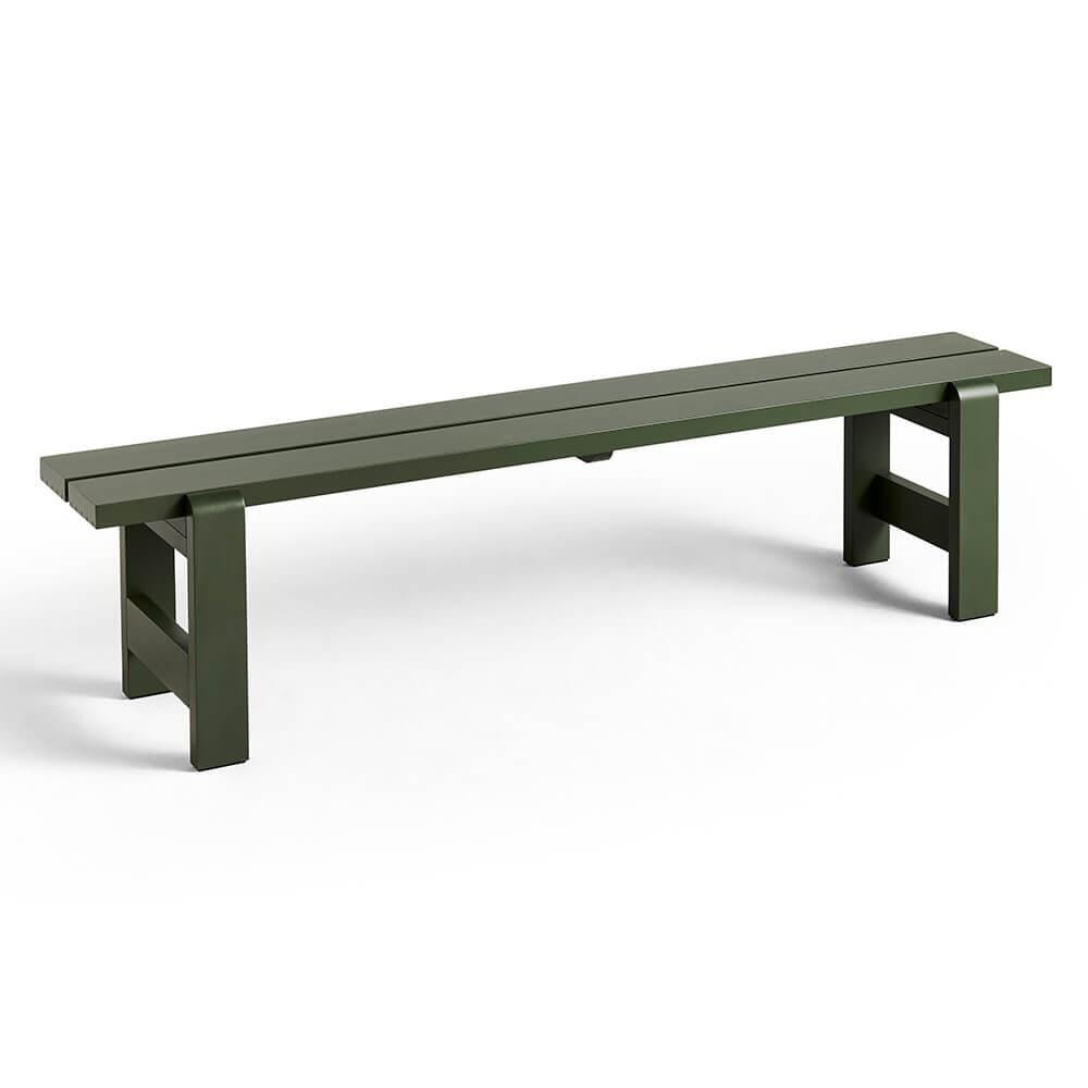 Hay Weekday Outdoor Bench Large Olive Green