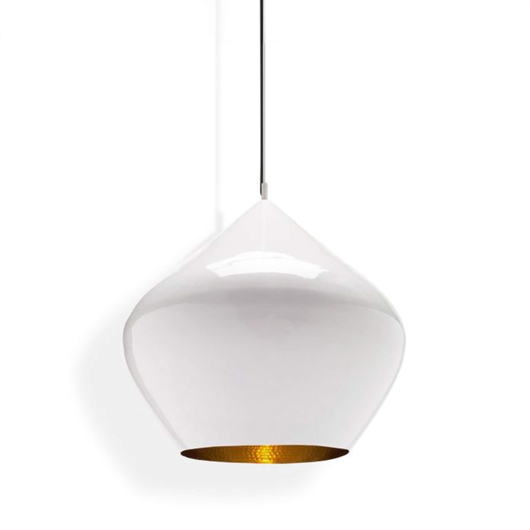 Tom Dixon Beat Stout Led Pendant Light White Designer Pendant Lighting