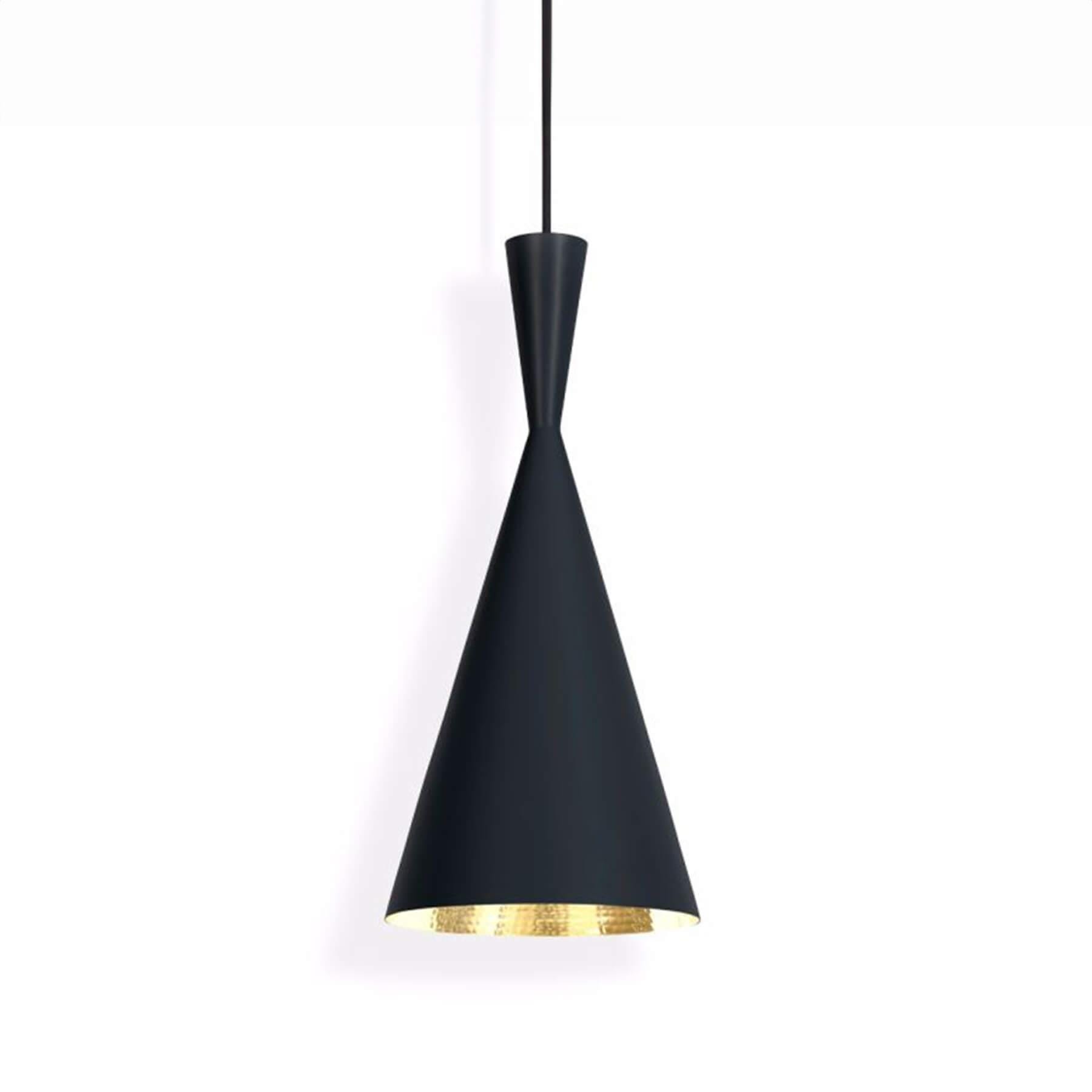 Tom Dixon Beat Tall Led Pendant Light Black Designer Pendant Lighting