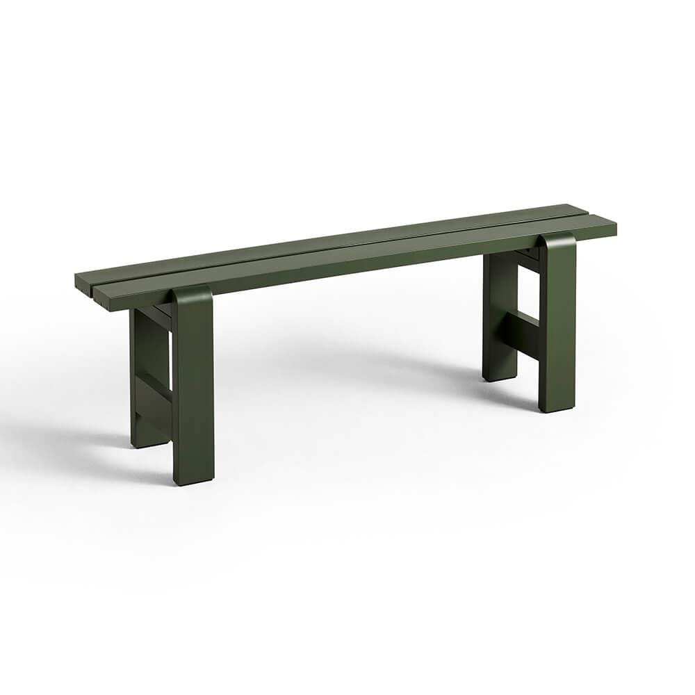 Hay Weekday Outdoor Bench Medium Olive Green