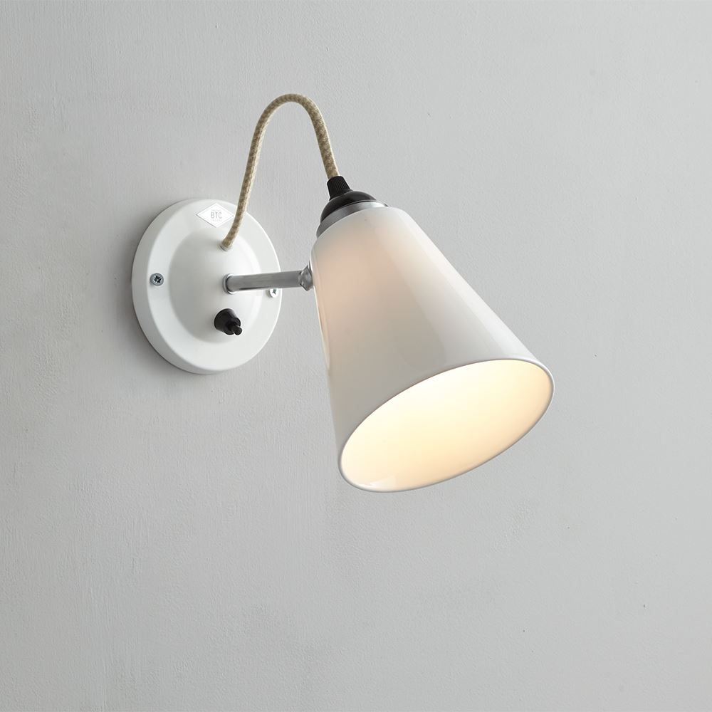 Hector Flowerpot Wall Light Medium Switched