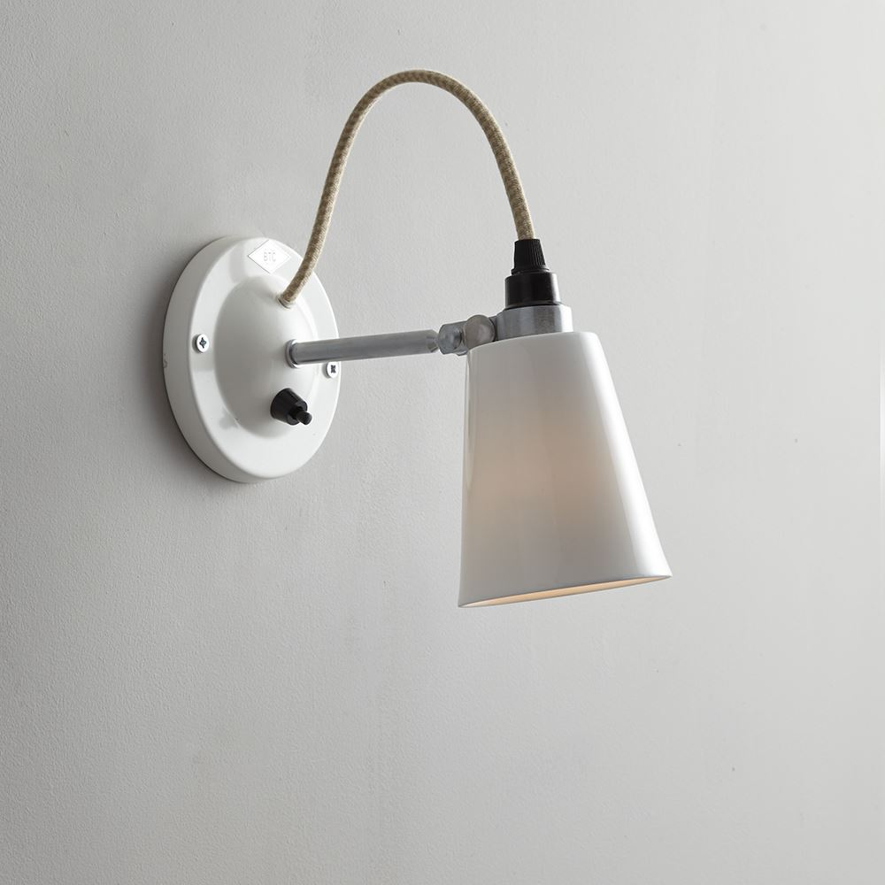 Hector Flowerpot Wall Light Small Switched