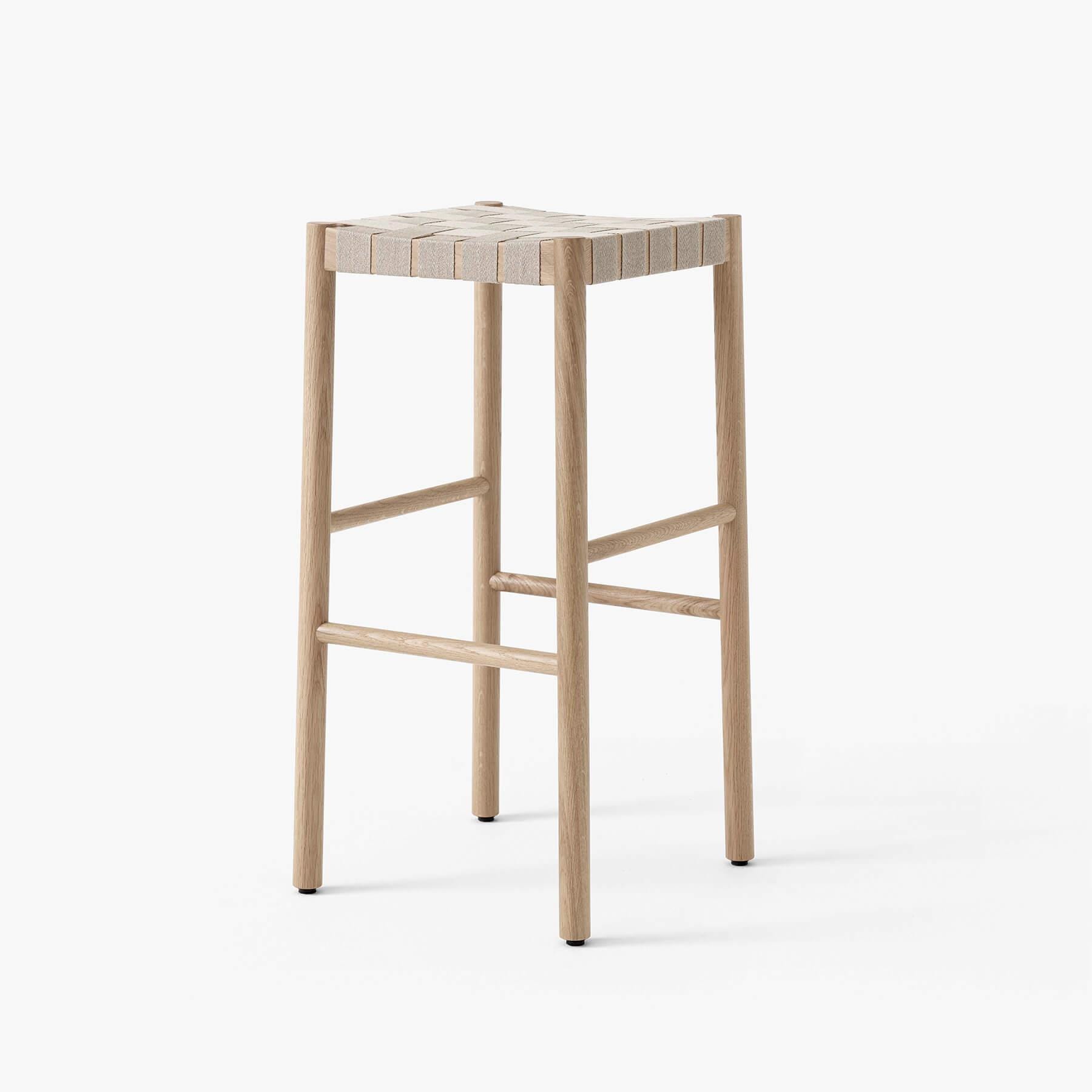 Tradition Betty Tk8 Bar Stool Oak Natural Webbing Light Wood Designer Furniture From Holloways Of Ludlow